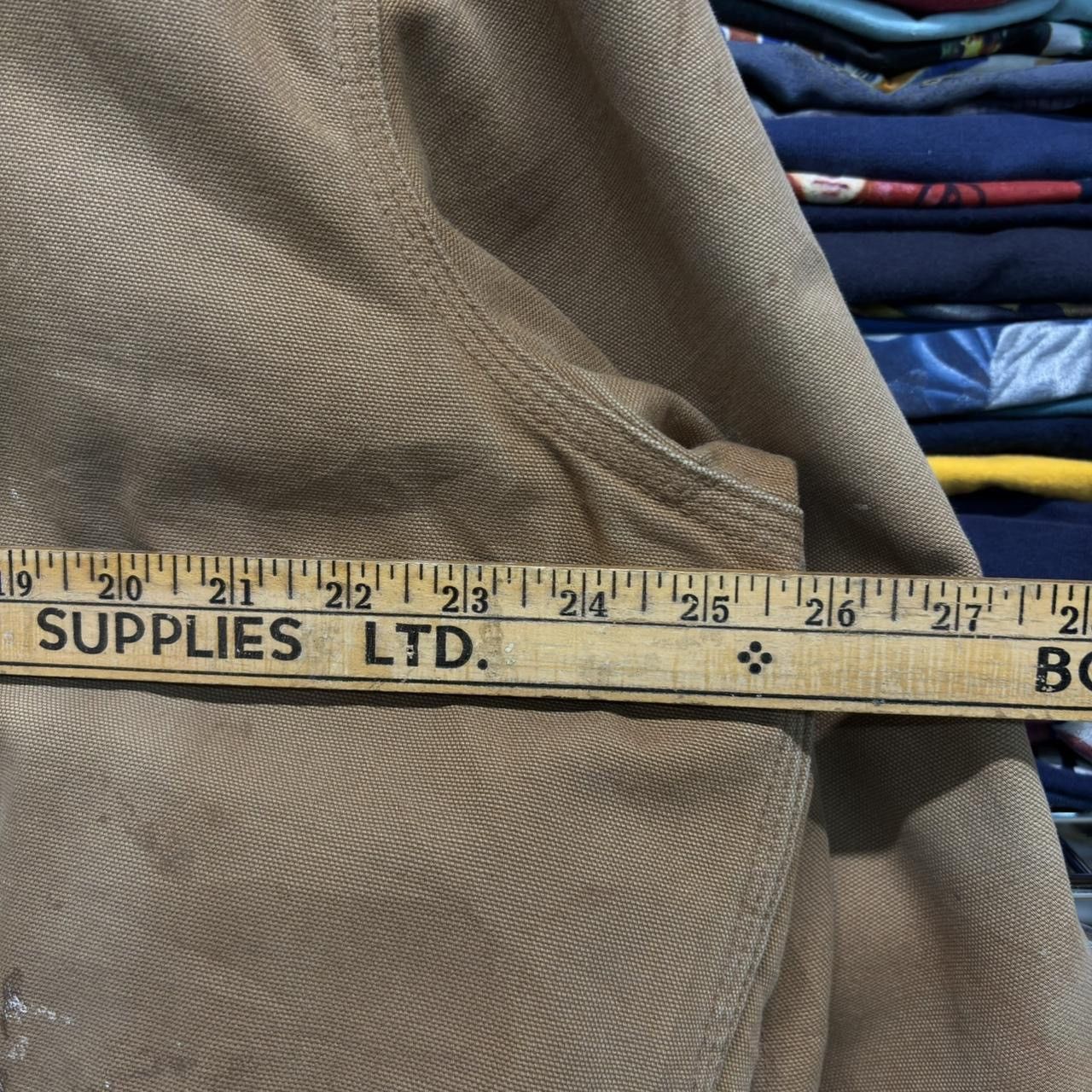 Carhartt THRASHED 2000s tan carhartt active jacket Size US L / EU 52-54 / 3 - 6 Thumbnail