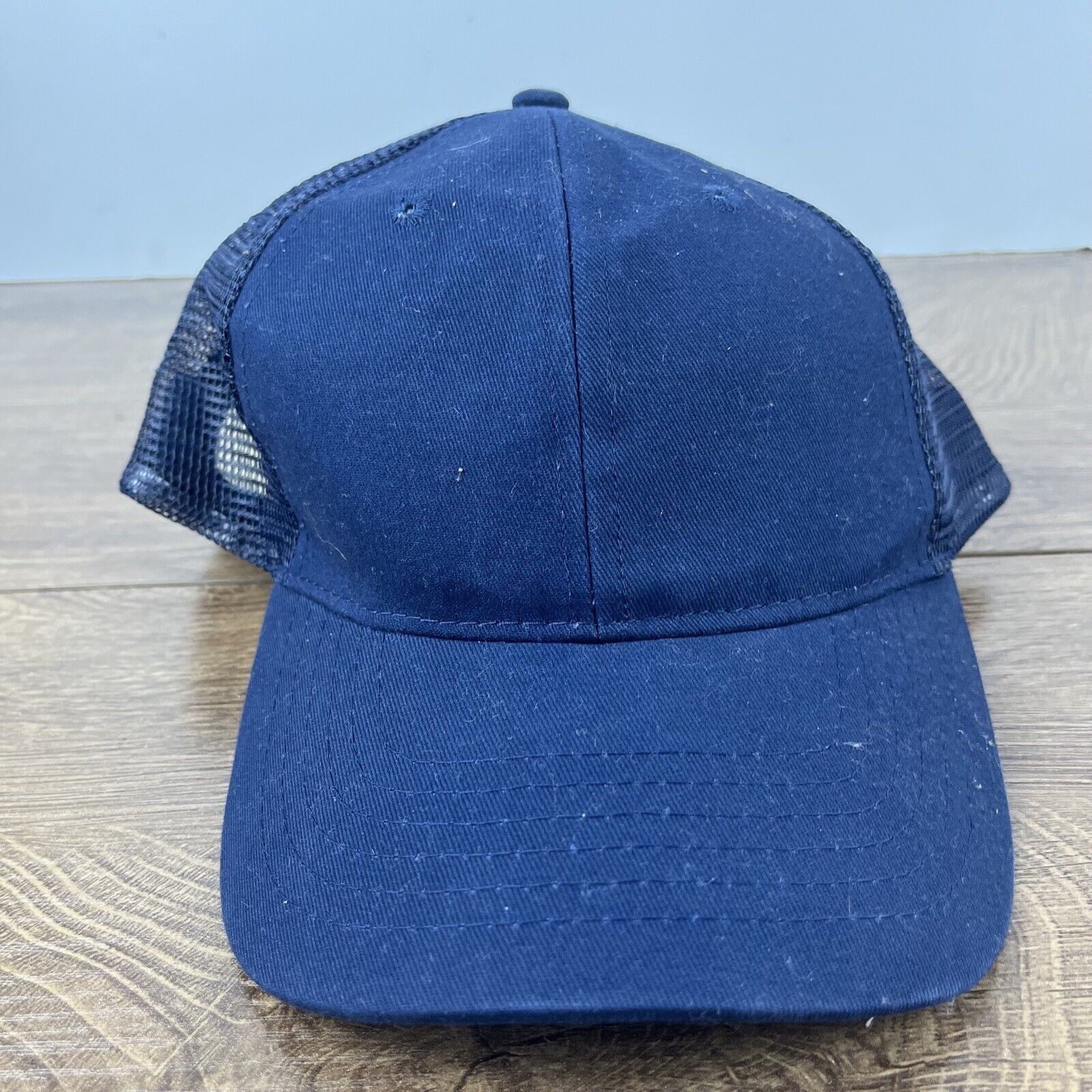 Other Plain Navy Blue Baseball Cap Hat Blue Hat Adjustable Blue Ad Size ONE SIZE - 4 Thumbnail