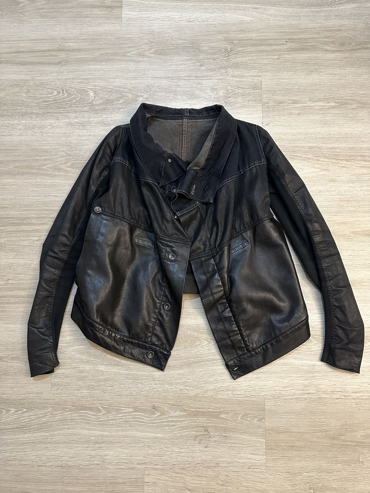 00s drkshdw leather denim jacket ジャケット Men Rick Owens DRKSHDW Jacket Lido Trucker Denim Trucker