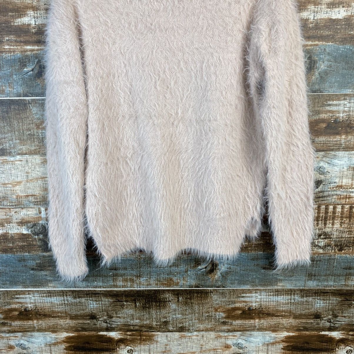 Japanese Brand DL Khalita Pink fur shaggy Knitwear #C1063 Size M / US 6-8 / IT 42-44 - 14 Thumbnail