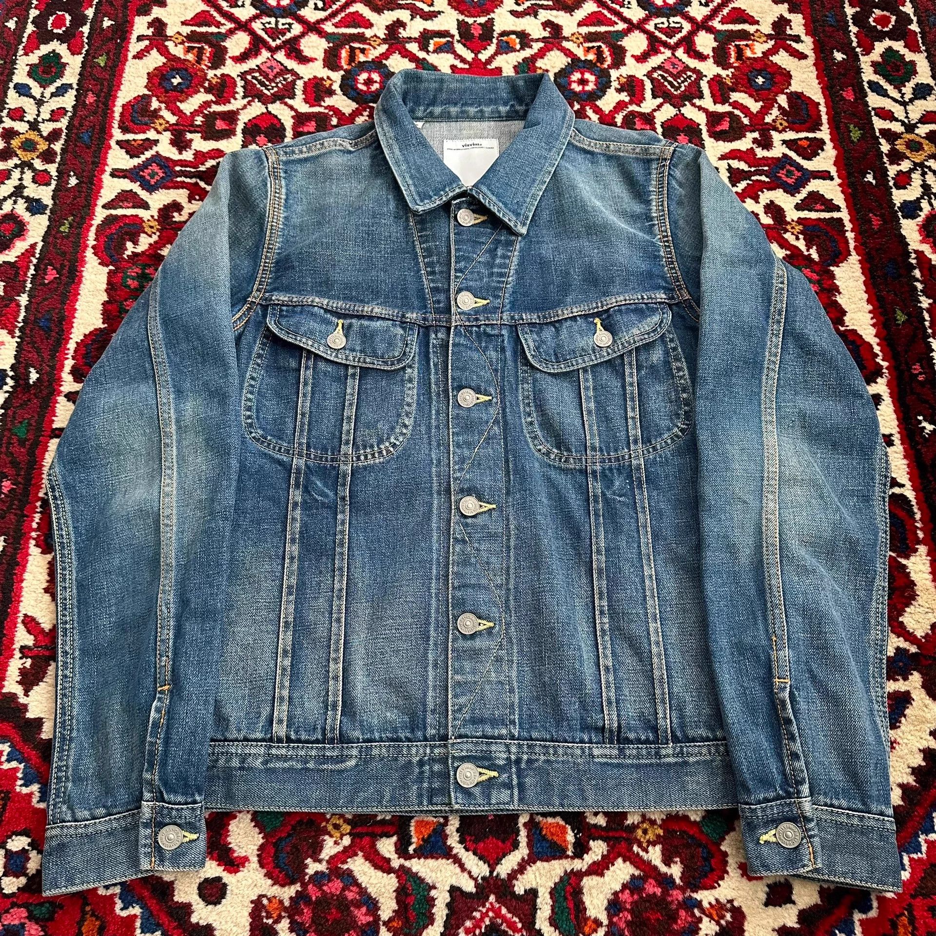 Visvim visvim 16aw 104 101 denim jacket size 2 natural indigo Size US M / EU 48-50 / 2 - 3 Thumbnail