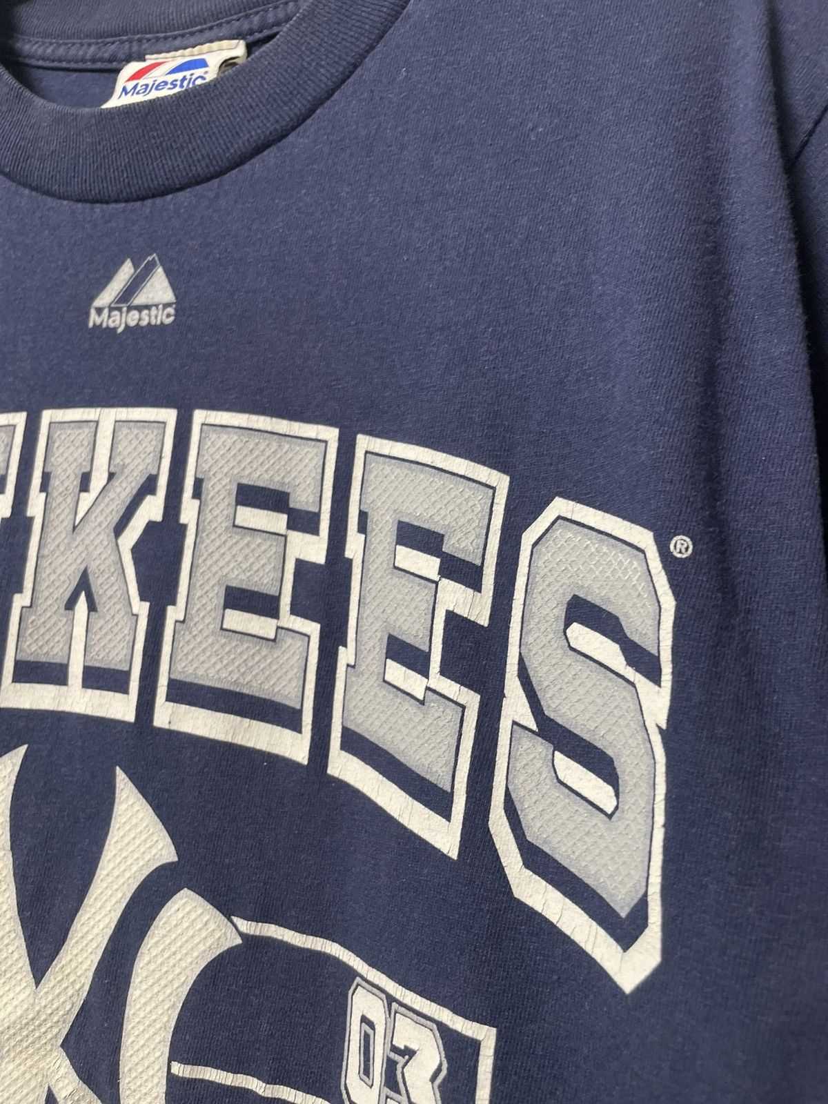 New York Yankees Vintage New York Yankees Majestic T-Shirt Baseball MLB Size US S / EU 44-46 / 1 - 10 Thumbnail