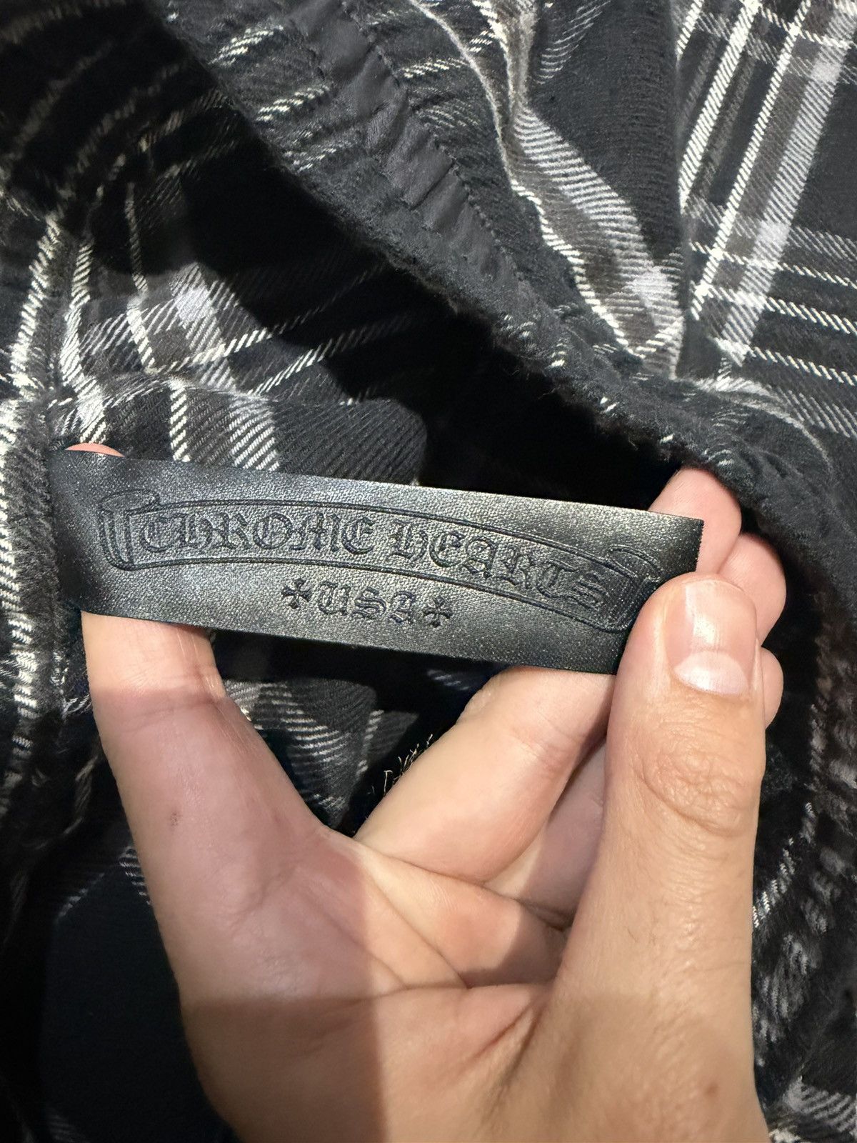 Chrome Hearts Chrome Hearts "After School" Flannel Shorts Size US 26 / EU 42 - 2 Thumbnail