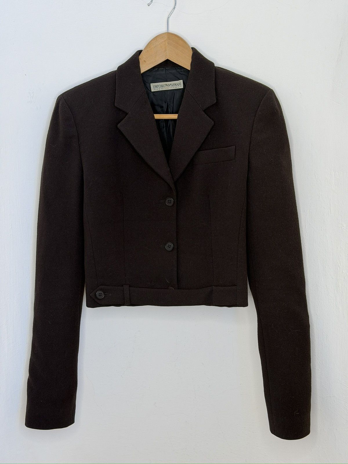 Emporio Armani SS99 Vintage Emporio Armani Wool Blazer Woman‘s Size S Size S / US 4 / IT 40 - 1 Thumbnail