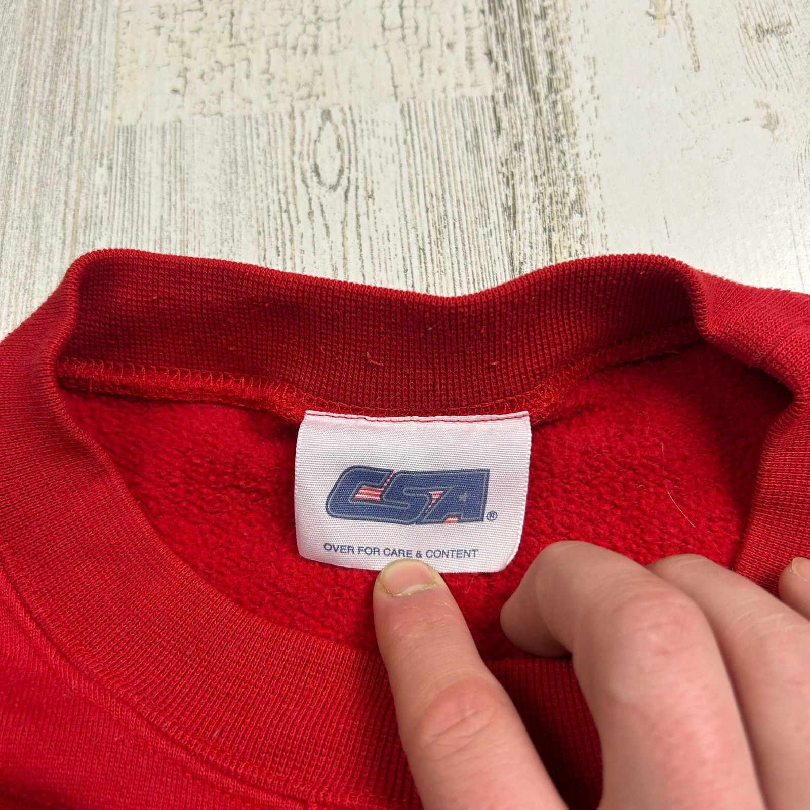 CSA × Vintage Vintage CSA Detroit Red Wings Embroidered NHL Sweatshirt Size US L / EU 52-54 / 3 - 4 Thumbnail