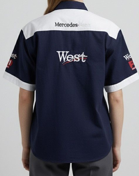 Mercedes-Benz Mercedes Benz West F1 Racing Team Shirt MotorsportCrew Style Size S / US 4 / IT 40 - 2 Thumbnail