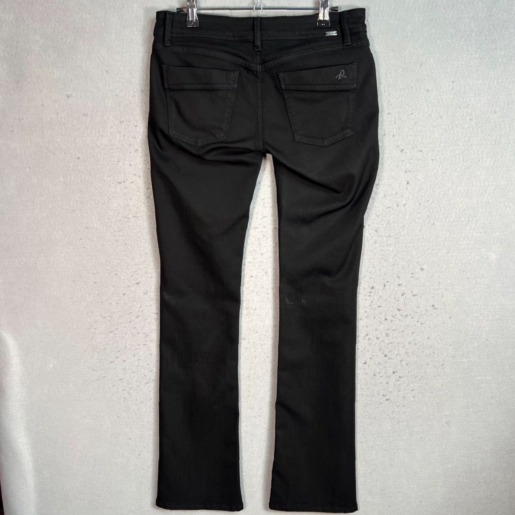 DL1961 VINTAGE DL1961 Cindy Slim Boot Jeans Women 27 Black Denim Bootcut 32in Inseam Womens Size 27" / US 4 / IT 40 - 2 Thumbnail