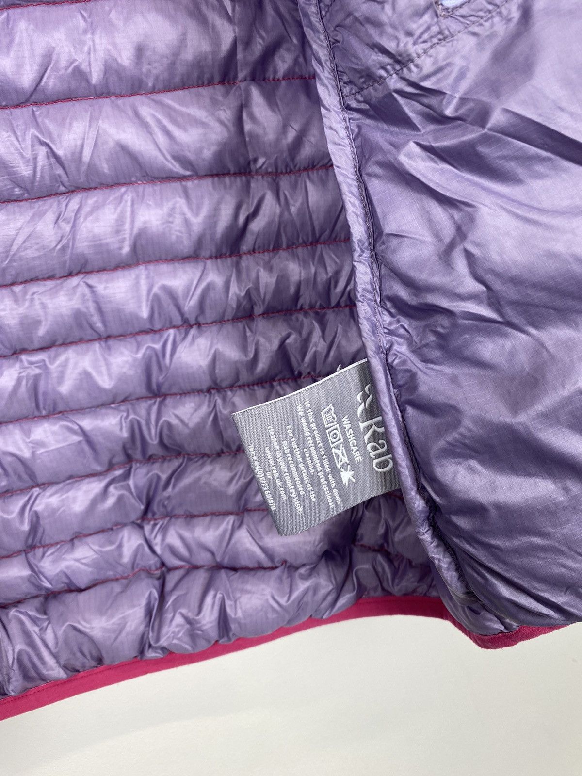 Rab × Vintage Rab Ladies Wmns Microlight Jacket Full Zip Down Pertex XL Size XL / US 12-14 / IT 48-50 - 10 Thumbnail