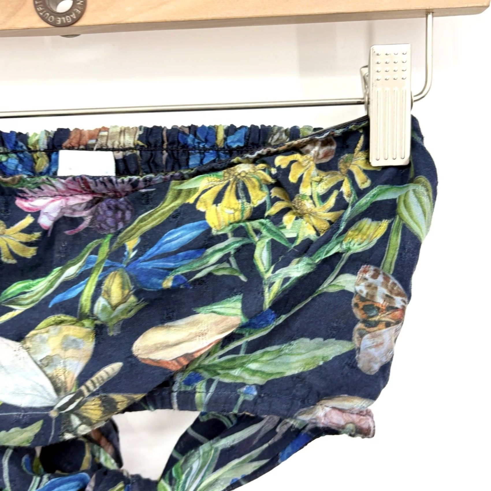 Anthropologie Anthropolgie Tryb Butterfly Fairy Bandeau Top Small Tie Resort Vacation Festival Blouse Cropped Size S / US 4 / IT 40 - 5 Thumbnail