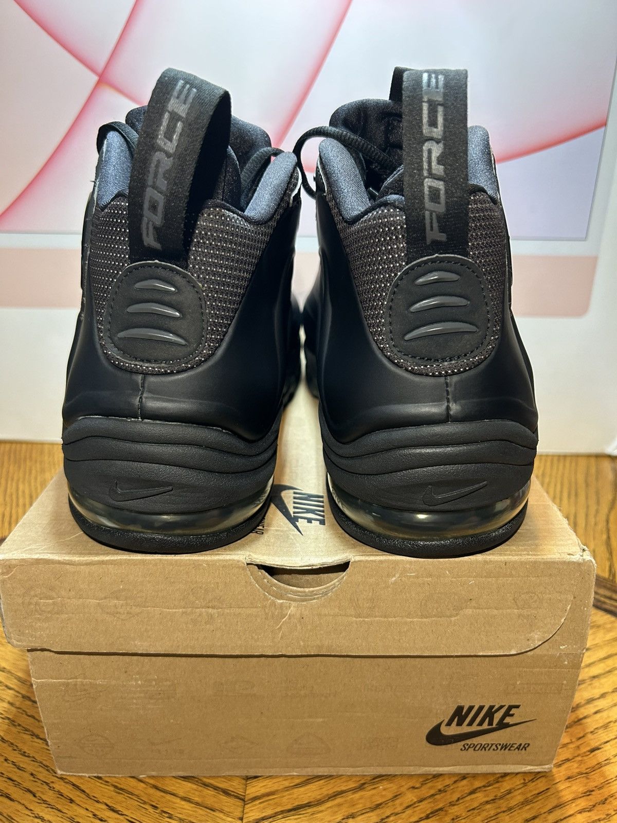 Nike Size 11.5 - Nike Total Air Foamposite Max Black Anthracite Size US 11.5 / EU 44-45 - 10 Thumbnail