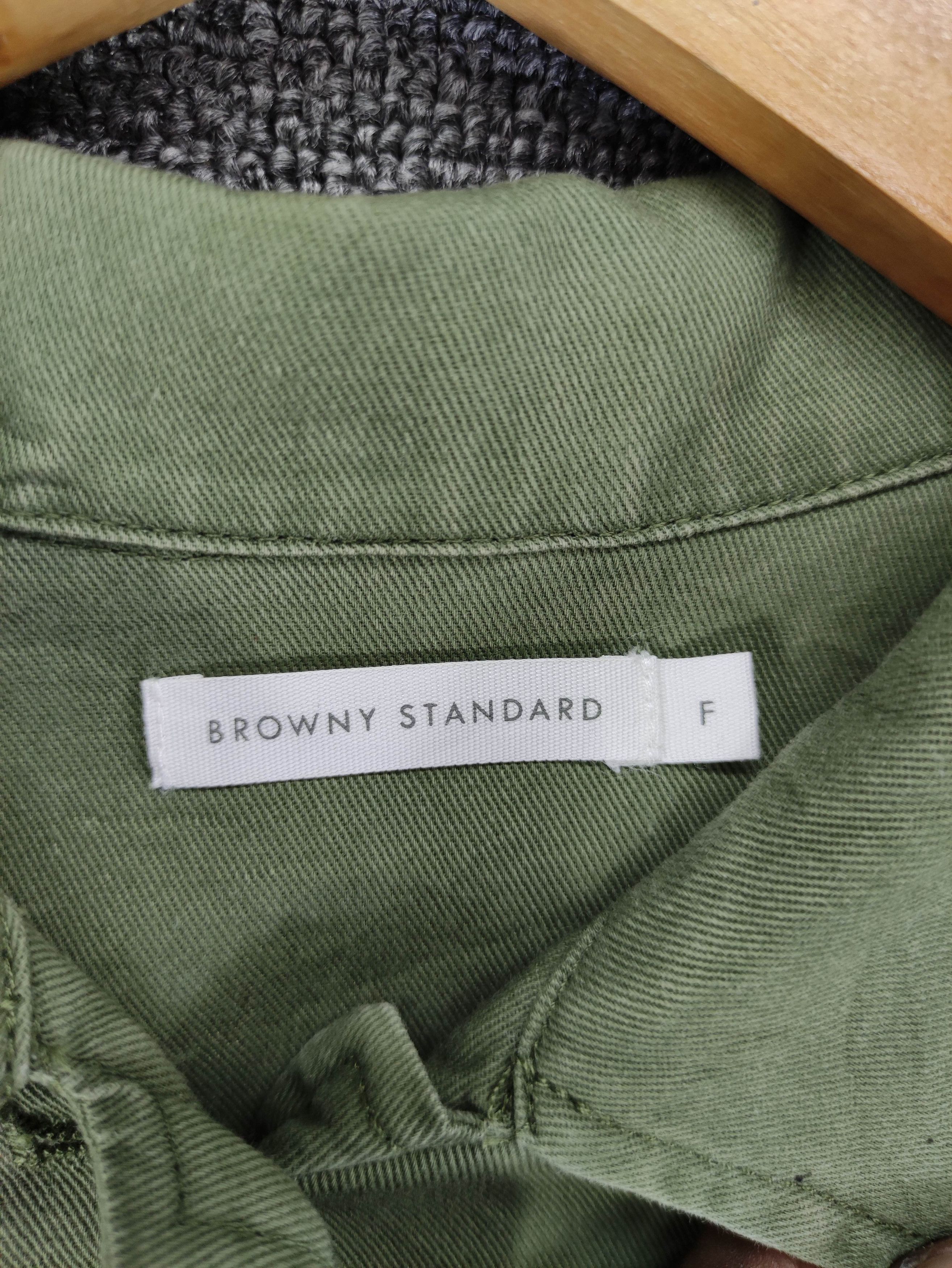 Japanese Brand Browny Standard Cropped Shirt Military Style Size M / US 6-8 / IT 42-44 - 2 Thumbnail
