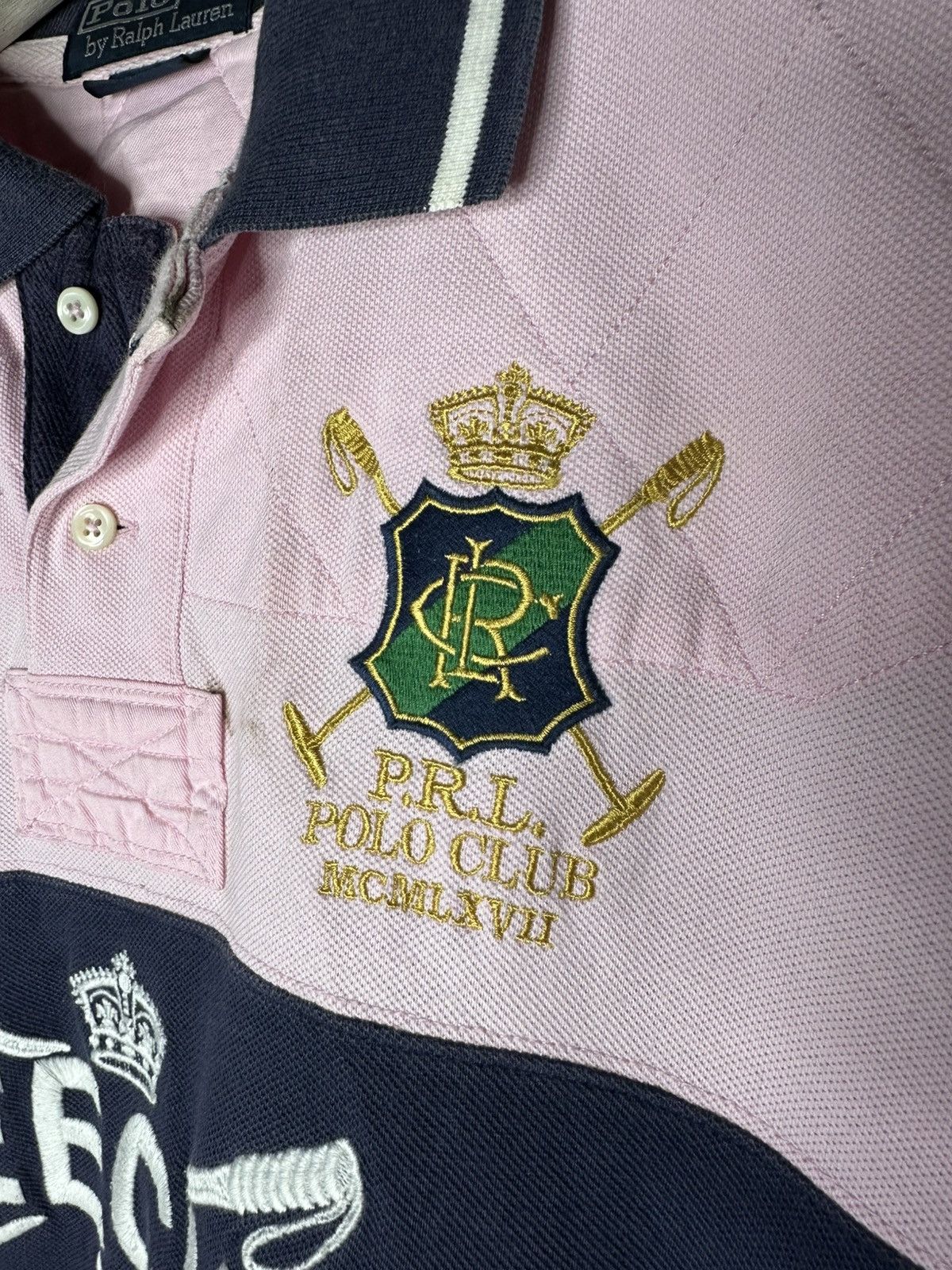 Polo Ralph Lauren Ralph Lauren Polo Shirt Bleeker IV XL Vintage Rugby Crest Size US XL / EU 56 / 4 - 3 Thumbnail