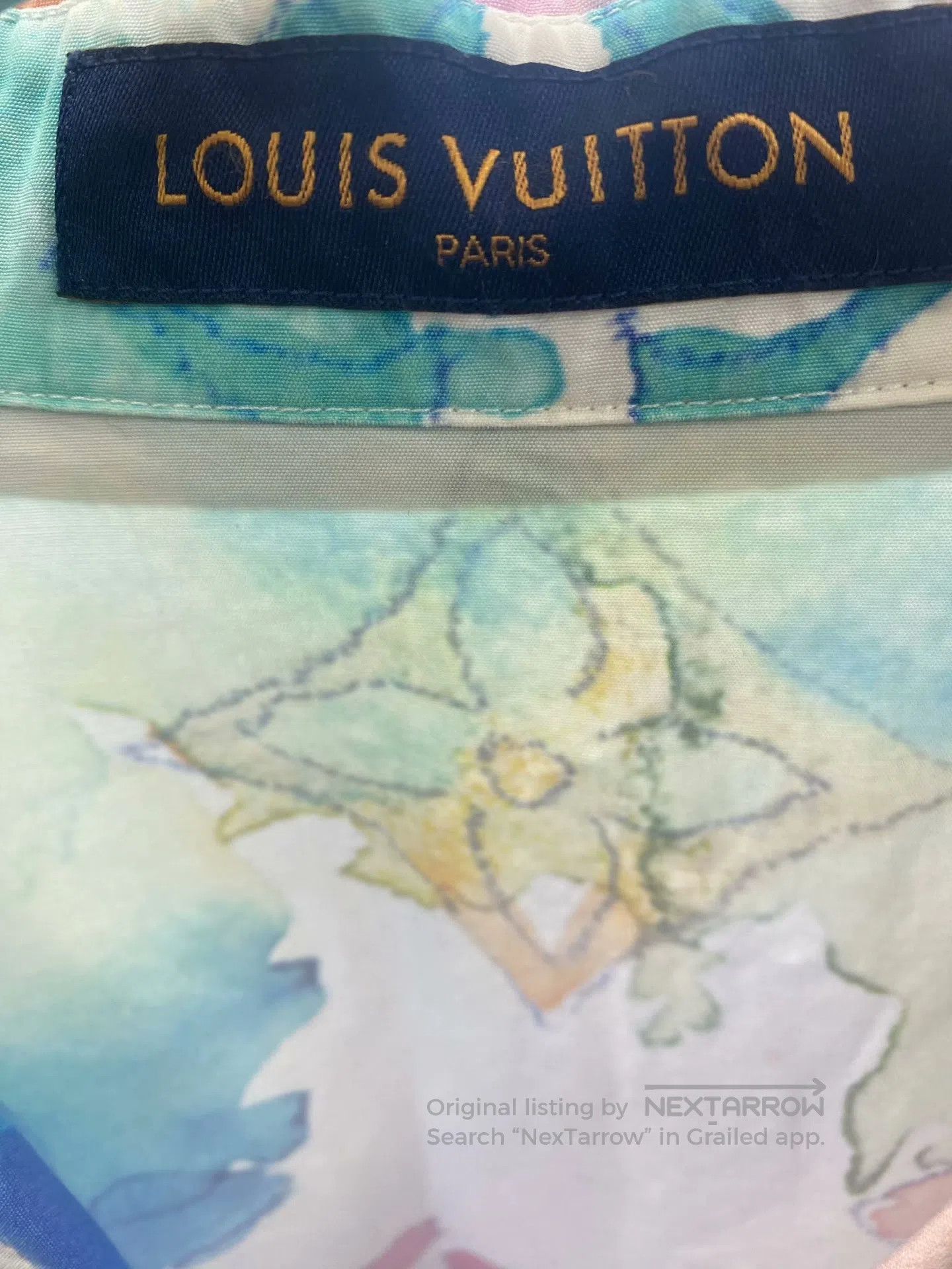 Louis Vuitton Louis Vuitton Ink Wash Tie Dye Shirt Short Sleeve| Size US XL / EU 56 / 4 - 3 Thumbnail