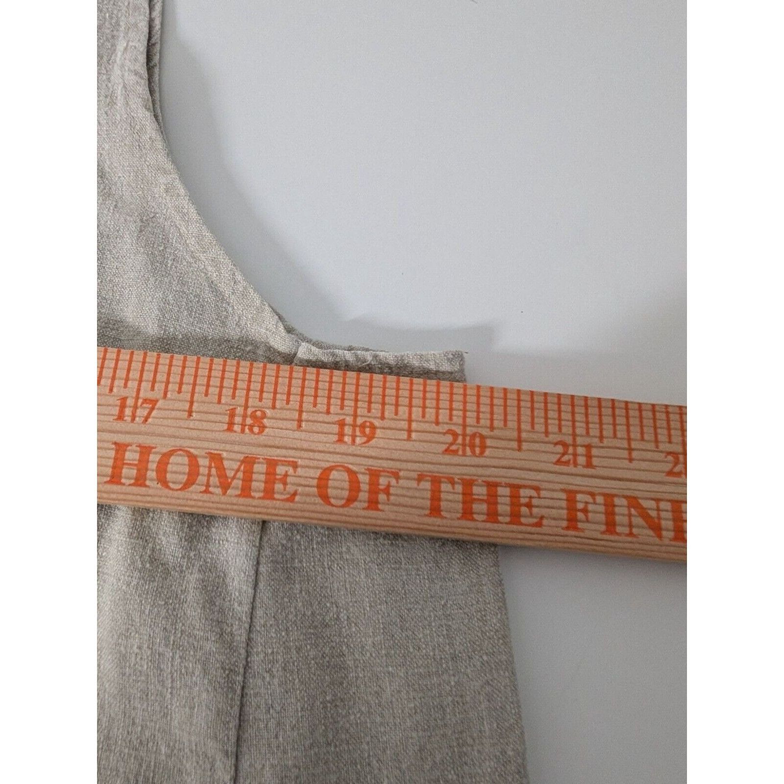 Designer J Peterman Linen Blend Midi Dress Womens Size Medium Beige Size M / US 6-8 / IT 42-44 - 13 Thumbnail