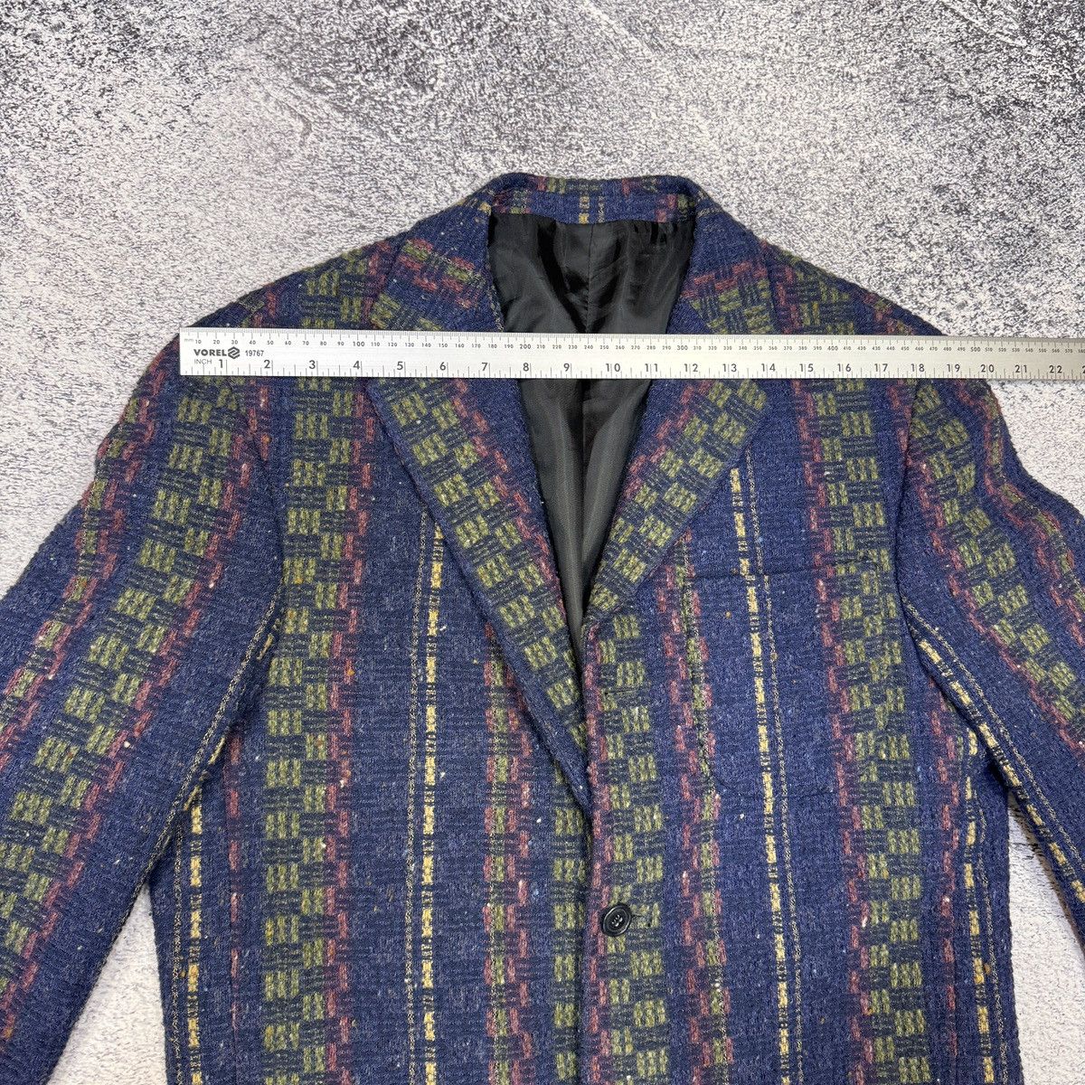 Other Michel Axel Paris 100% Lana Wool Mens Blazer Sport Coat 50R Size 50R - 13 Thumbnail