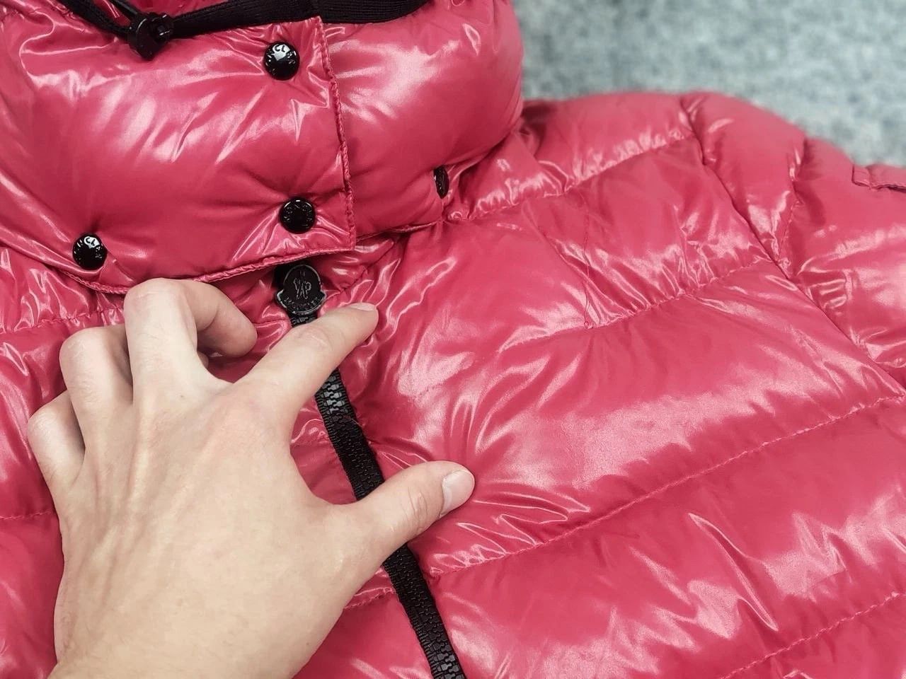 Moncler Moncler Bady giubbotto Glossy pink womens hooded down Jacket Size M / US 6-8 / IT 42-44 - 9 Thumbnail