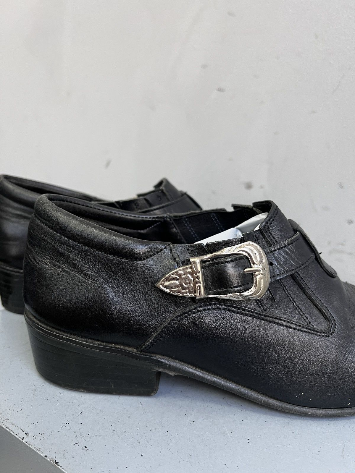 Guidi Guidi style black leather western classic avant garde moto Size US 8 / EU 41 - 9 Thumbnail