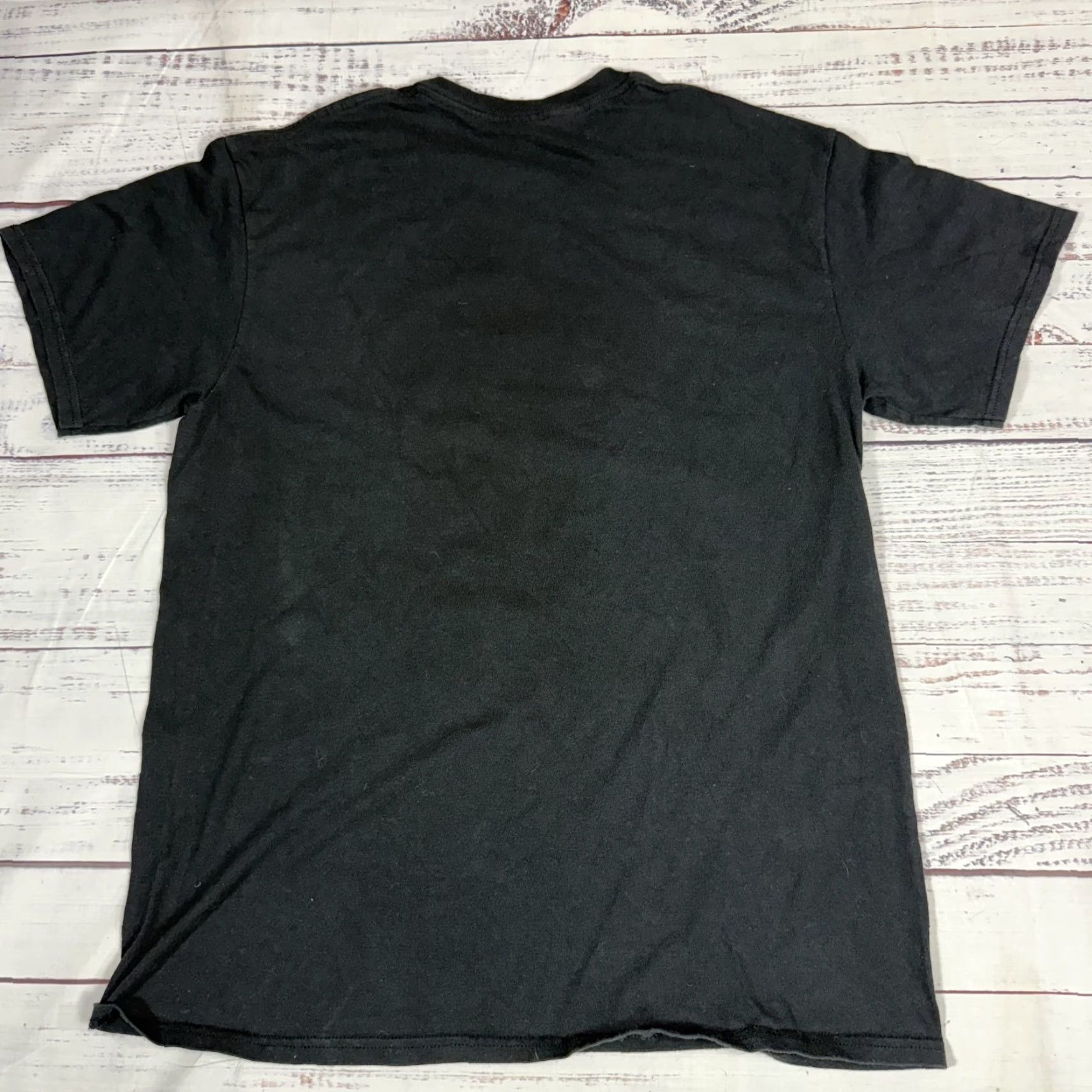 Vintage VINTAGE Black Cotton T-Shirt Short Sleeve Slim Fit Men Sz L Nike Shirt Size US L / EU 52-54 / 3 - 3 Thumbnail