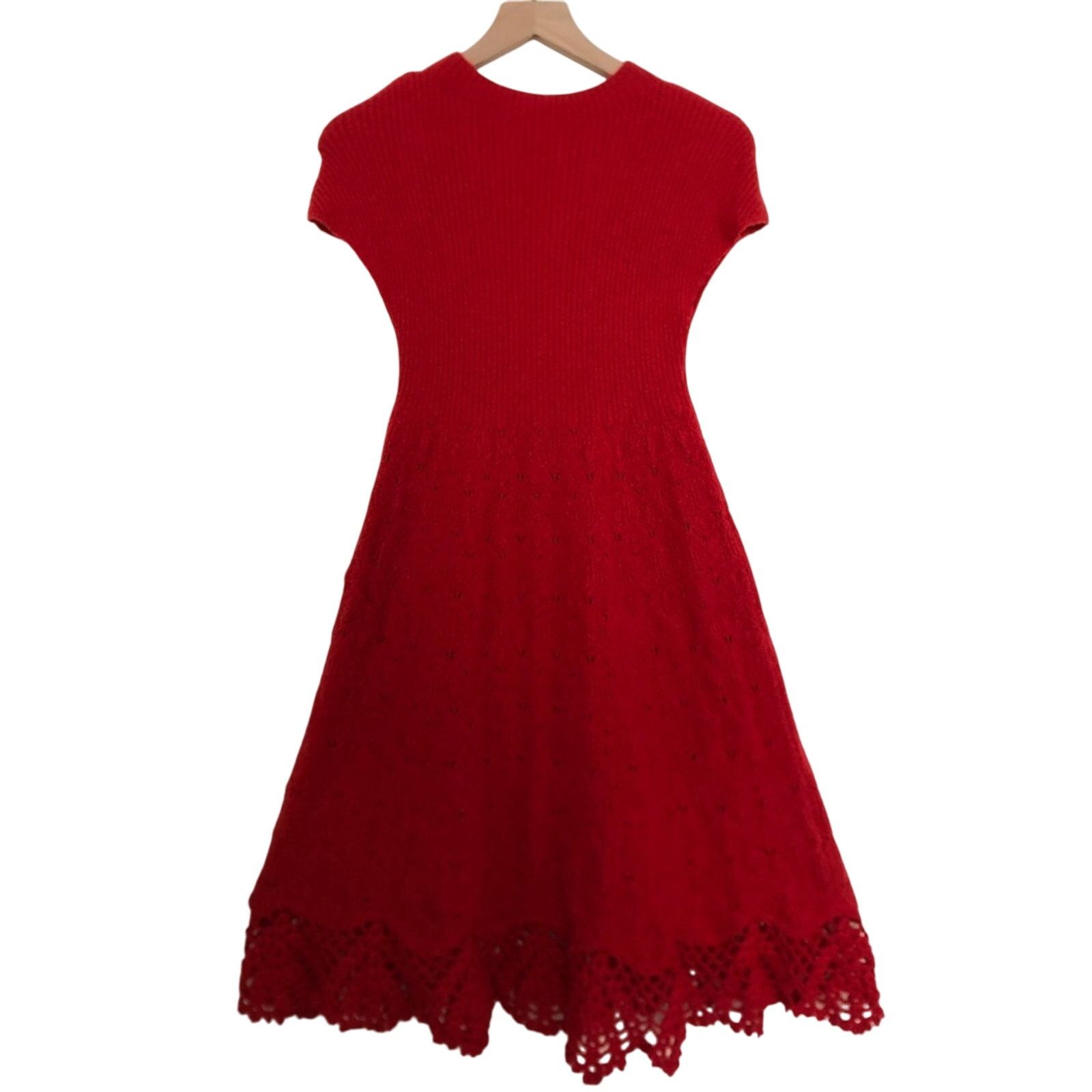anthropologie red sweater dress Anthropologie The Nina Mod Mini Sweater Dress In Solid Chicory Coffee - 26%  Off