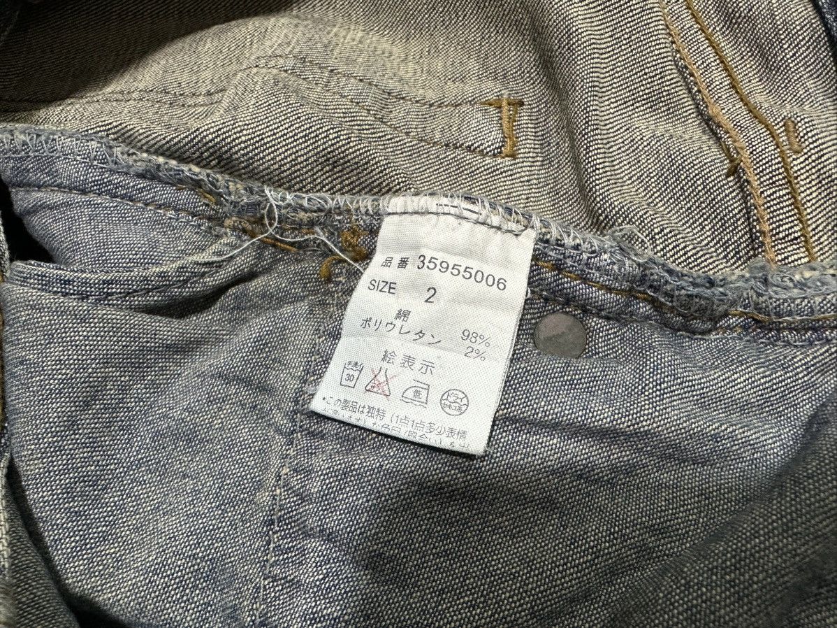 GOA 🔥Y2K Archived Goa Mud Wash Zipper Flared Denim Distressed Size US 34 / EU 50 - 13 Thumbnail