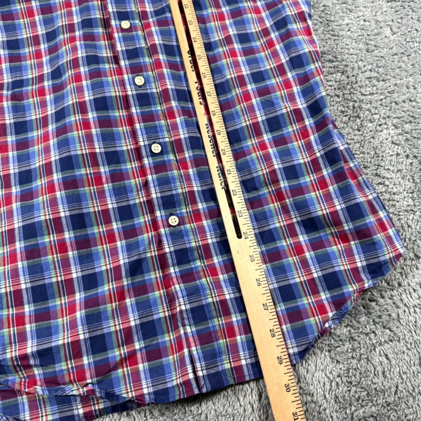 Ralph Lauren Ralph Lauren Polo Slim Fit Madras Plaid Button-Down Shirt Men M Multicolor Size US M / EU 48-50 / 2 - 6 Thumbnail