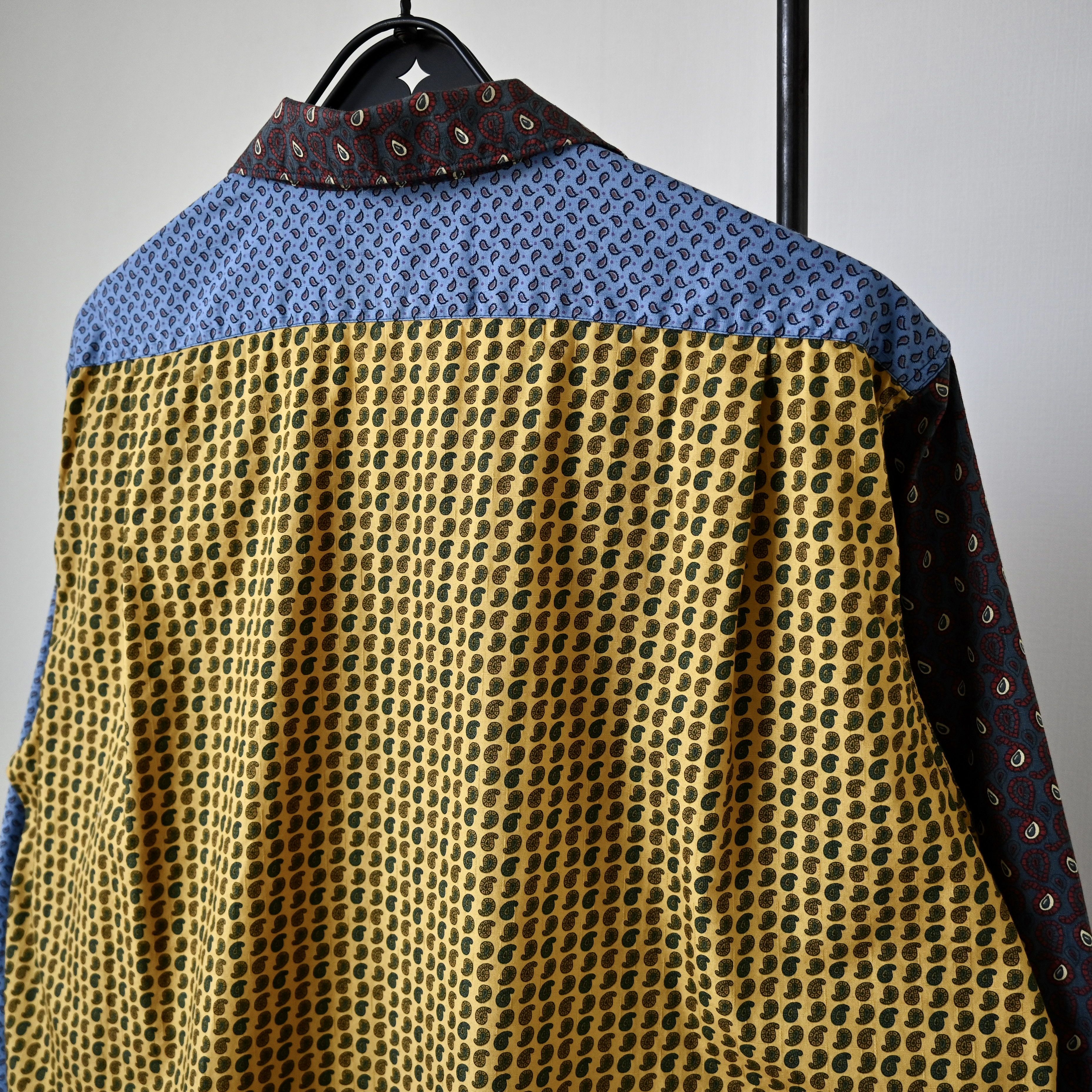 Beams Plus BEAMS Plus multicolor paisley panel open color shirt Size US M / EU 48-50 / 2 - 3 Thumbnail