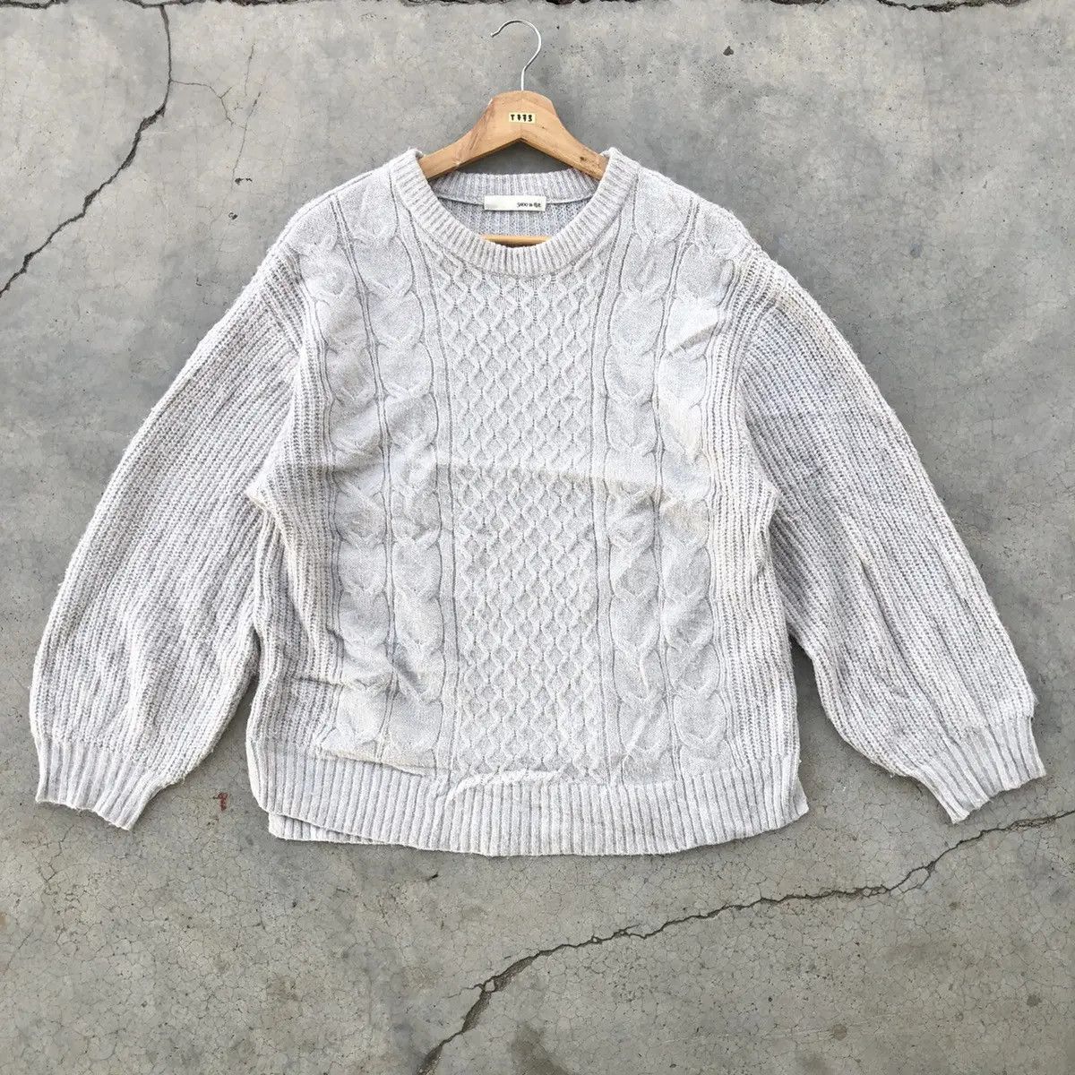 Homespun Knitwear Vintge Knitwear Warm & Soft Touch Grey Vintage Womenswear Size US L / EU 52-54 / 3 - 1 Thumbnail