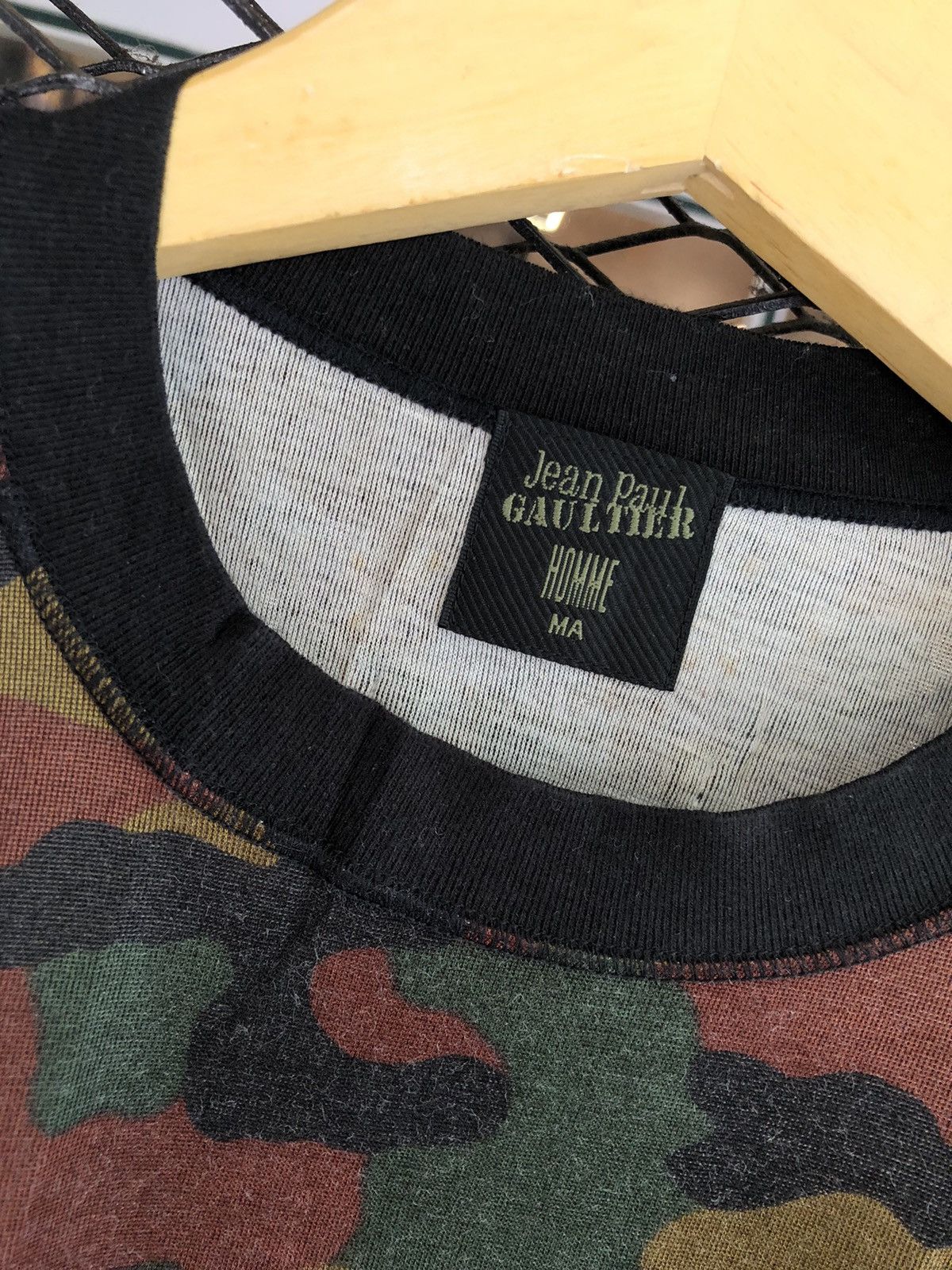 Jean Paul Gaultier JEAN PAUL GAULTIER CAMOUFLAGE PRINT TEE Size US M / EU 48-50 / 2 - 6 Thumbnail