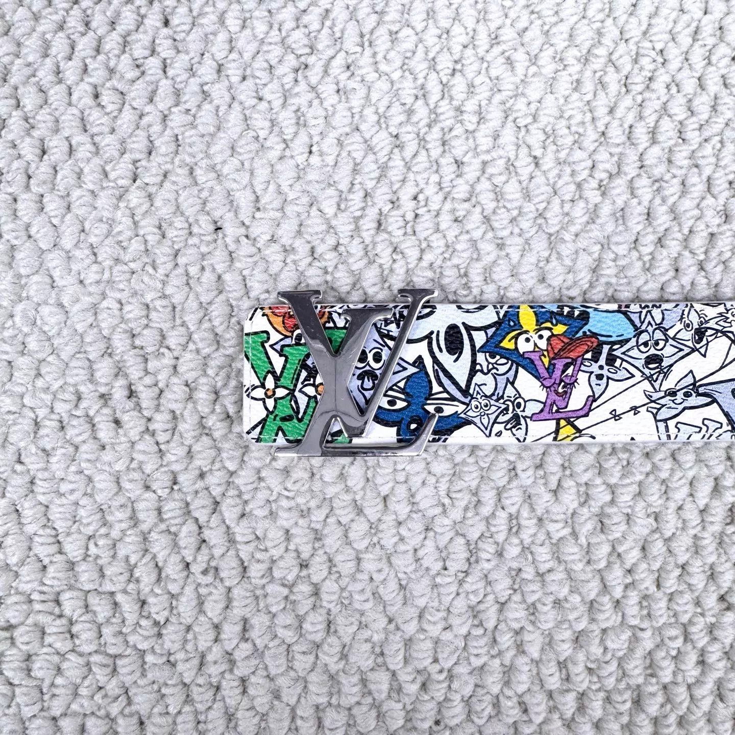 Louis Vuitton Louis Vuitton Initiales Graffiti 3-Monogram Belt 85 99New Size ONE SIZE - 2 Thumbnail