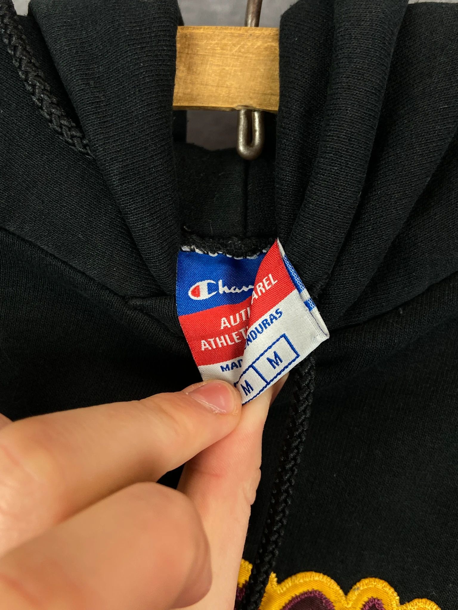 Champion Champion College Softball Hoodie Black Big Logo Size US M / EU 48-50 / 2 - 3 Thumbnail