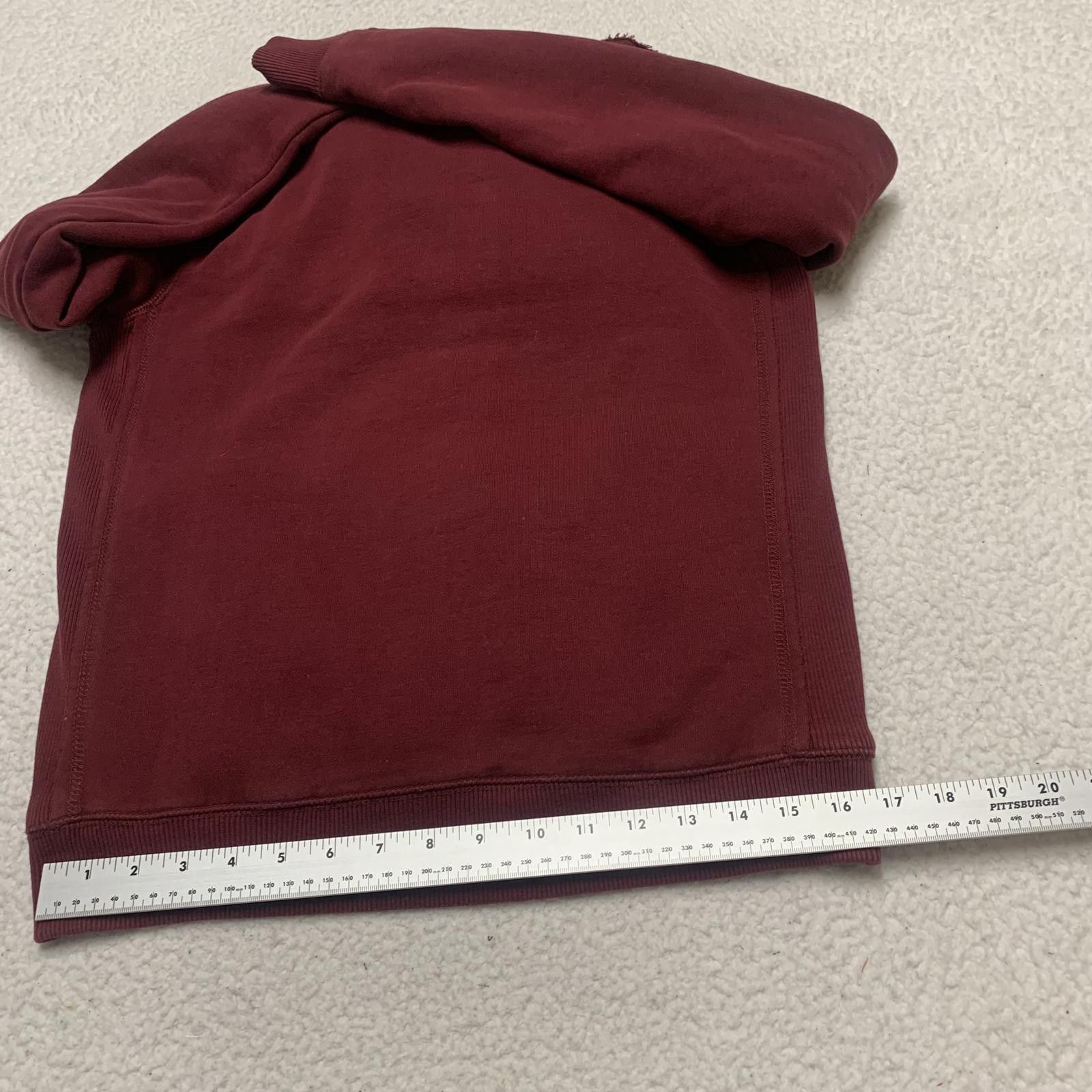 Other Bizzbee Women's Burgundy L Sherpa Lined Zip Up Hoodie Size L / US 10 / IT 46 - 8 Thumbnail