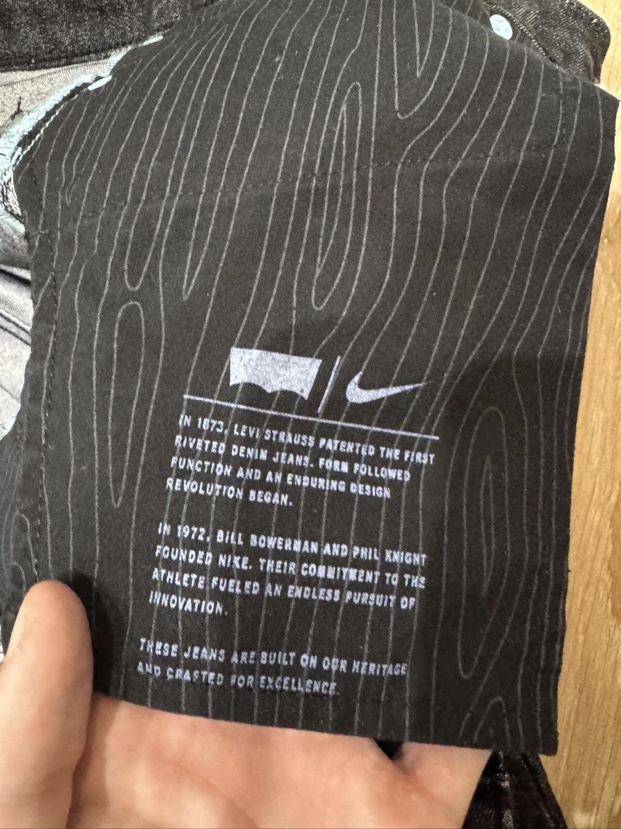 Levi's × Nike Levi's x Nike SB Skateboarding Men's 511 Denim Jeans 34x32 B Size US 34 / EU 50 - 8 Thumbnail