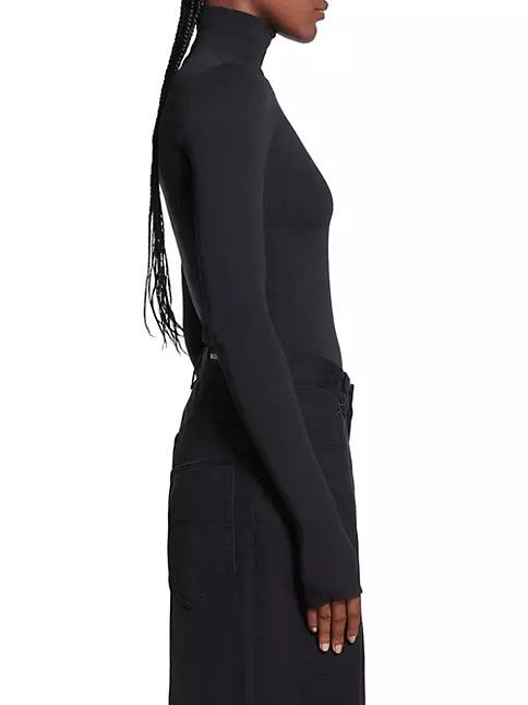 Balenciaga o1bcso1str1024 Tight Turtleneck Sweater in Black Size S / US 4 / IT 40 - 5 Thumbnail