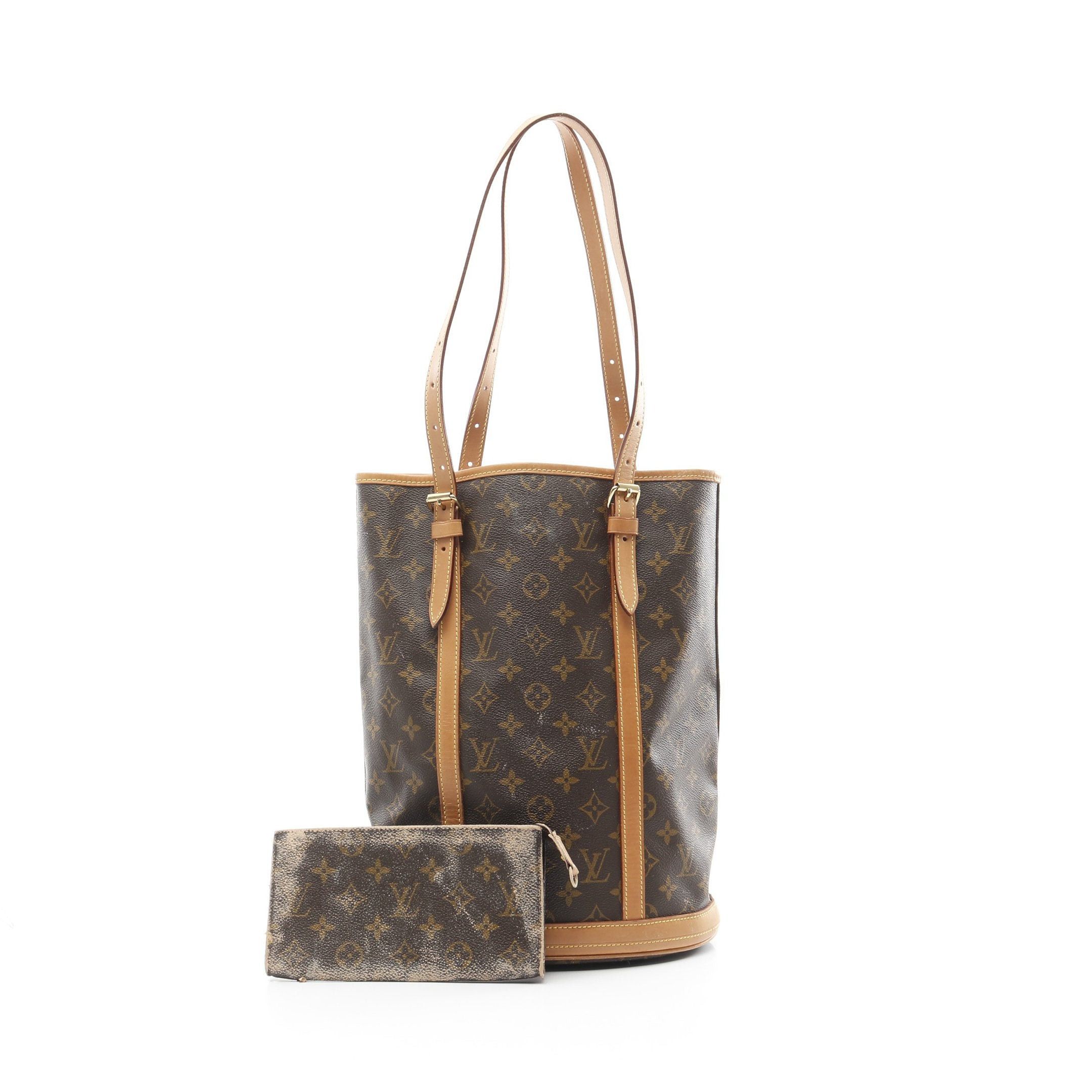 Louis Vuitton Louis Vuitton Bucket Gm Monogram Shoulder Bag Leather Brown Size ONE SIZE - 1 Thumbnail