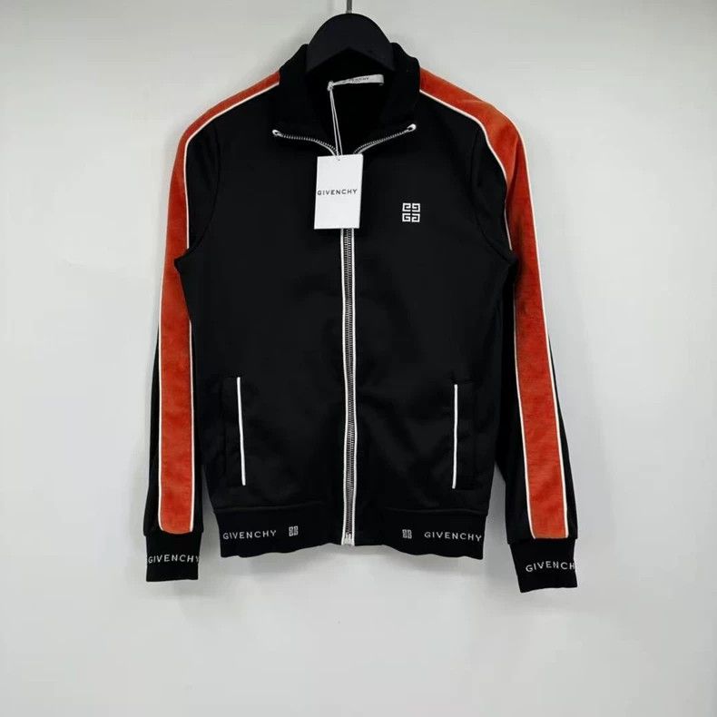 Givenchy Givenchy Side Velvet Embroidered Four-Panel Zipper Jacket Size US S / EU 44-46 / 1 - 1 Thumbnail
