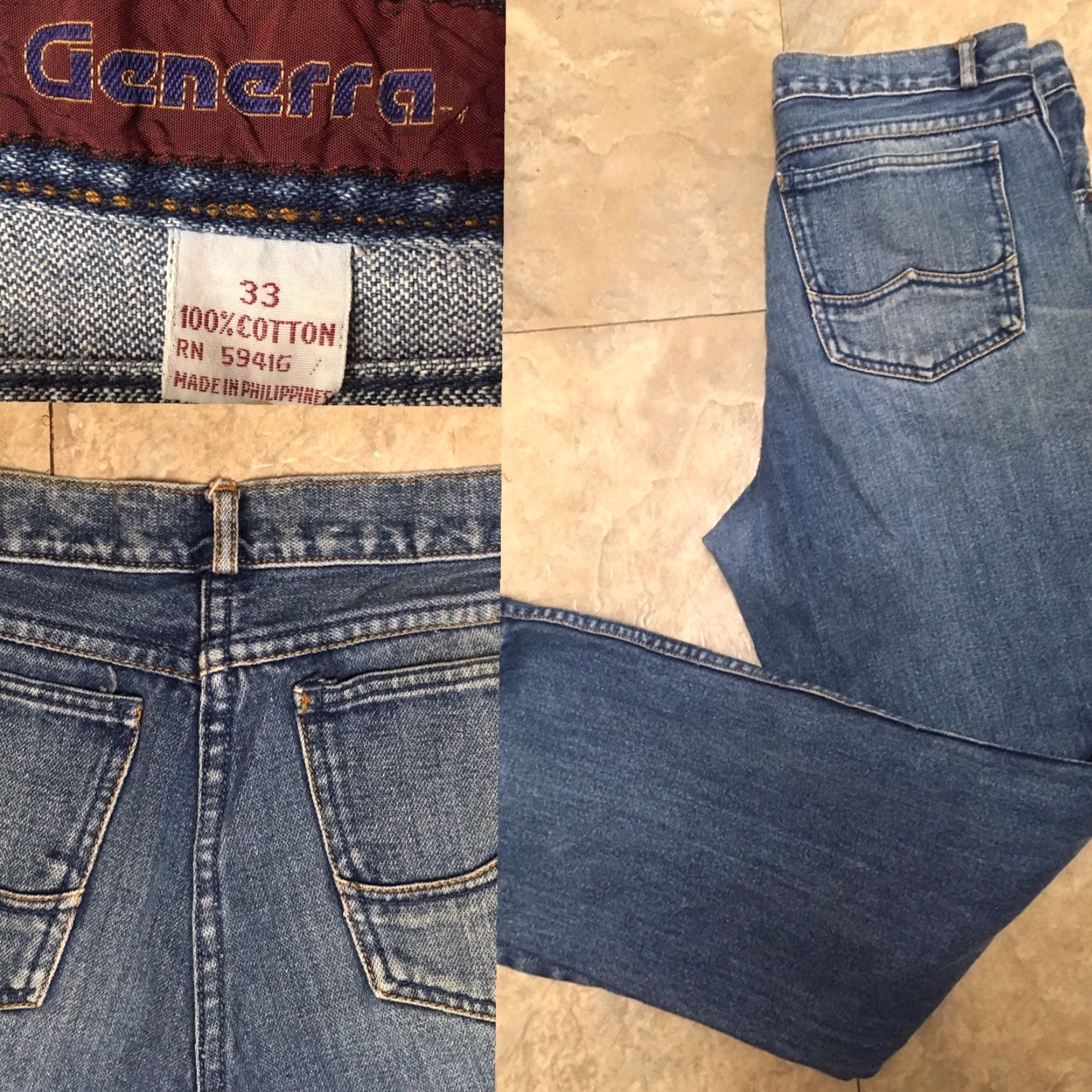 Vintage **VINTAGE Generra Jeans Men 33 Blue Classic Straight Leg 29 Inseam** User: **VINTAGE Generra Men's 33 Straight Leg Blue Jeans 29 Inseam** Size US 33 - 2 Thumbnail