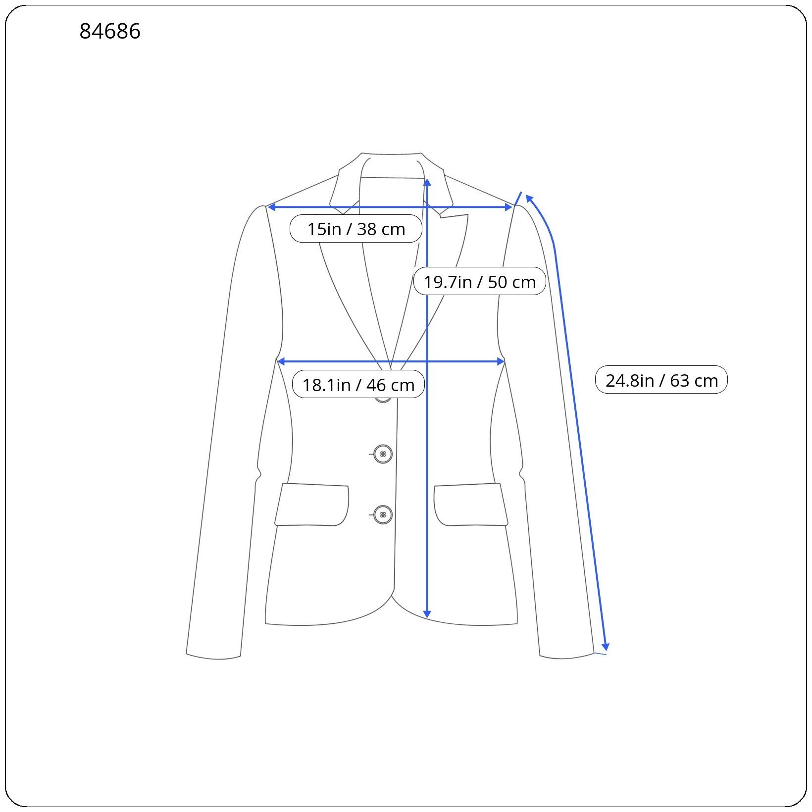 Polo Ralph Lauren S White Wool Blend Cropped Peak Lapel Blazer 84686 Size S / US 4 / IT 40 - 3 Thumbnail