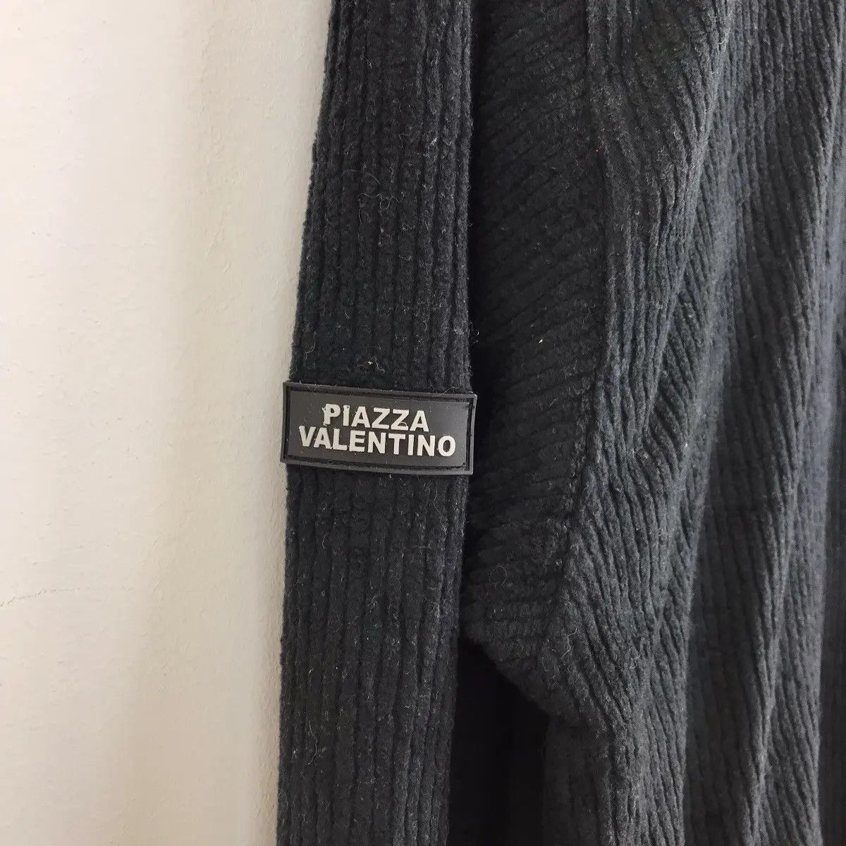 Vintage Vintage PIAZZA VALENTINO ITALY Striped Fleece Jacket Size US M / EU 48-50 / 2 - 8 Thumbnail