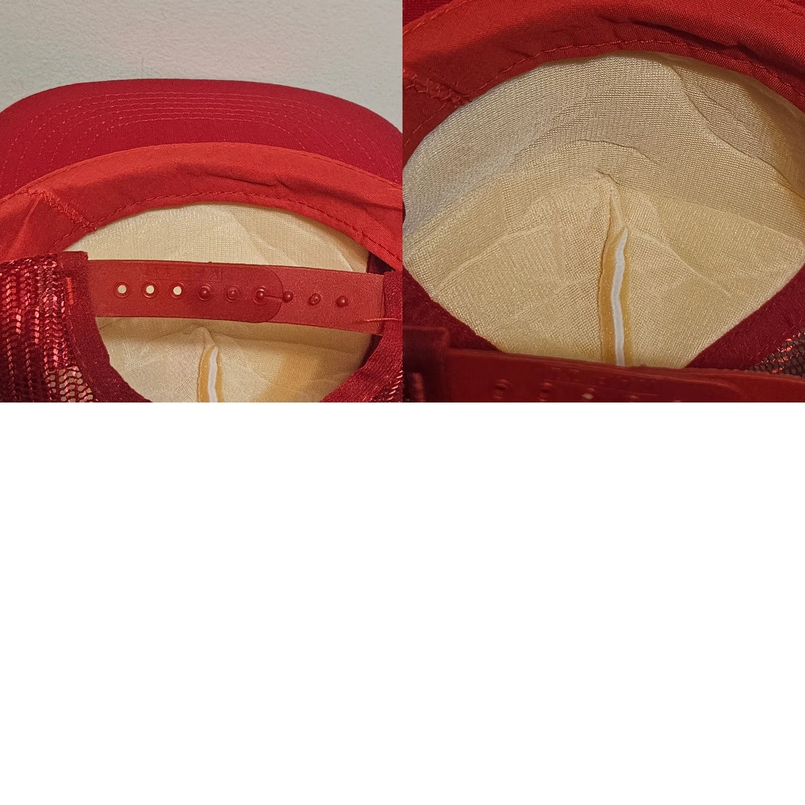 Vintage VINTAGE KAP Hat Mens One Size Red Coca Cola Cap Foam Trucker Style White Snapback Size ONE SIZE - 8 Thumbnail
