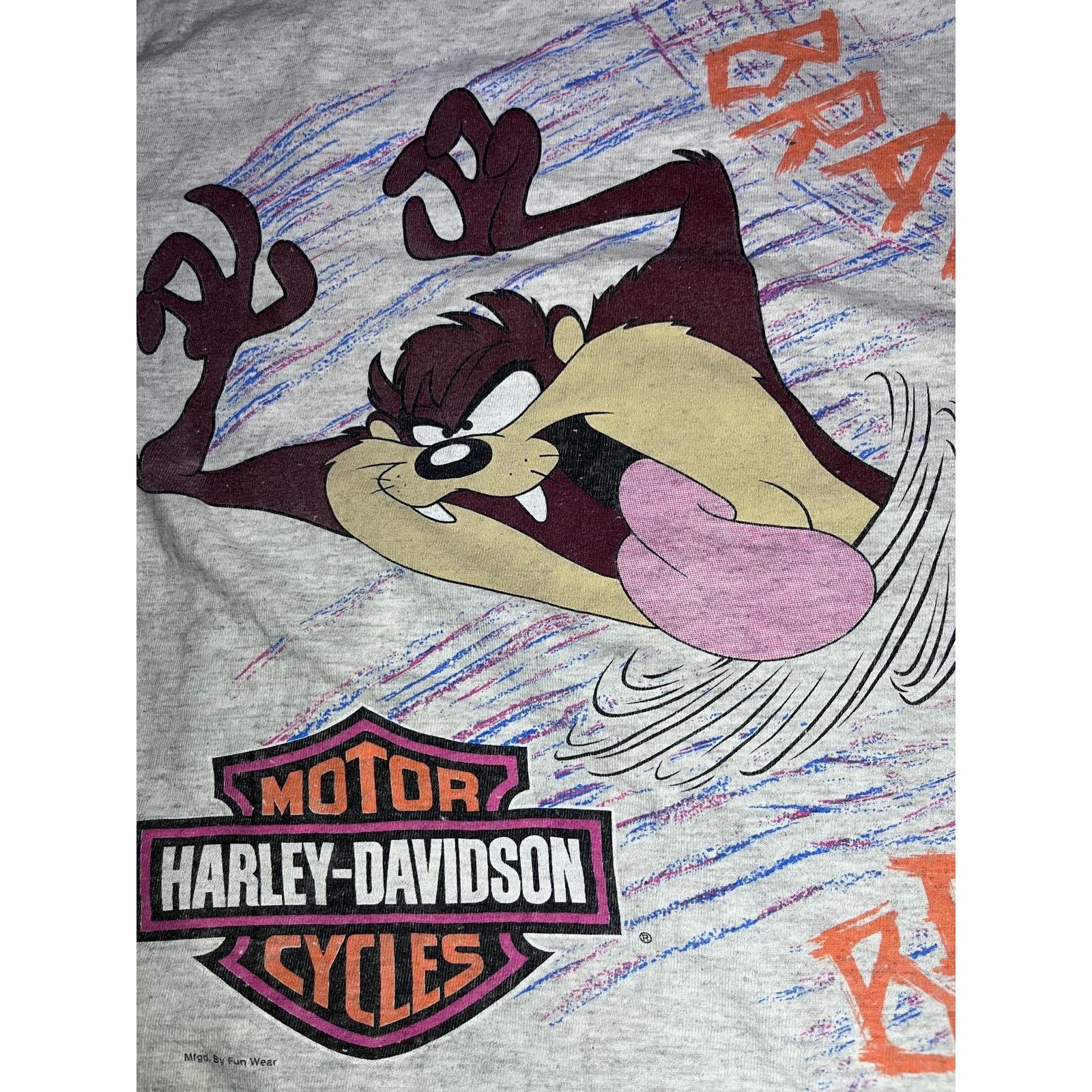 Harley Davidson 🏍️ Harley-Davidson x Looney Tunes Taz Tank – Size XL Size XL / US 12-14 / IT 48-50 - 4 Thumbnail