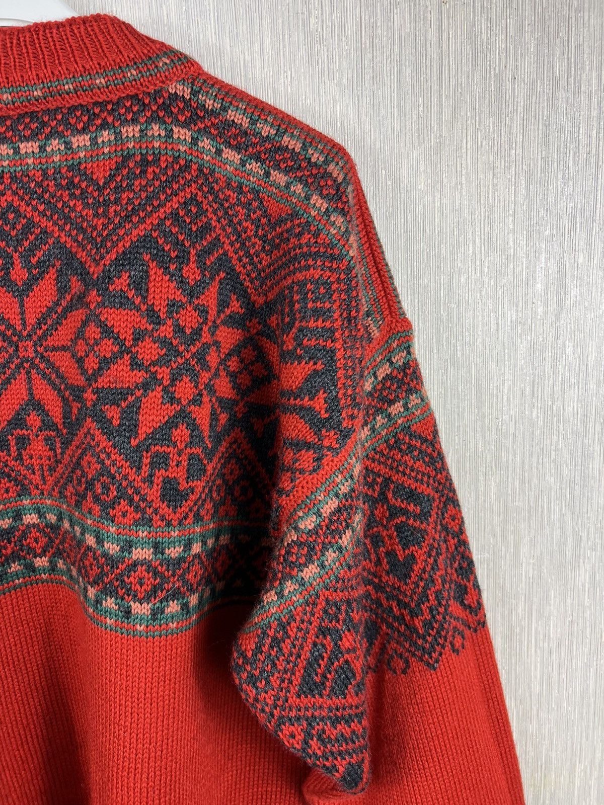 Dale Of Norway Vintage Dale of Norway heavy wool patterned sweater half zip Size US L / EU 52-54 / 3 - 17 Thumbnail