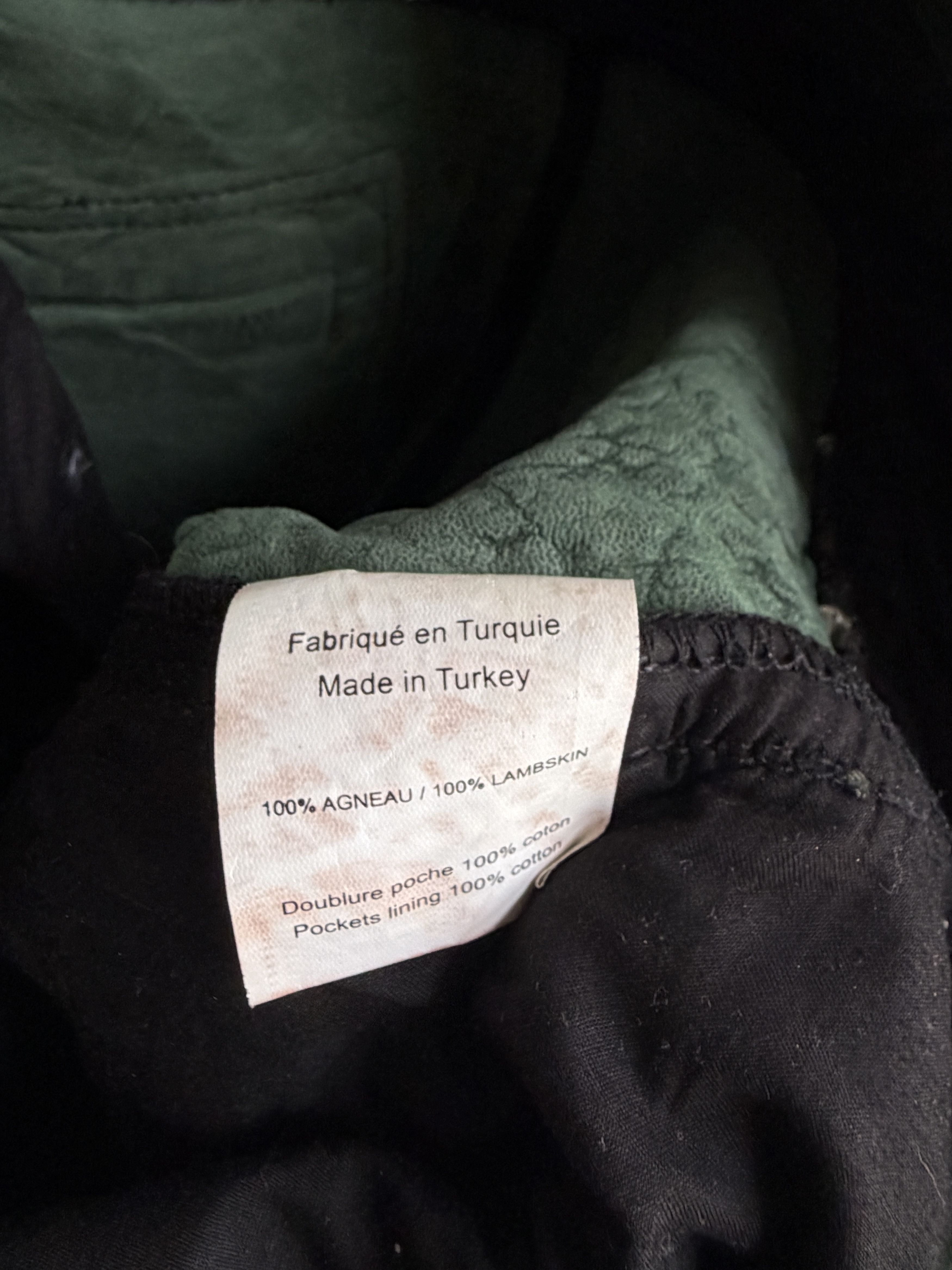 Balmain AW12 Forest Green Suede Biker Pants Size US 30 / EU 46 - 10 Thumbnail
