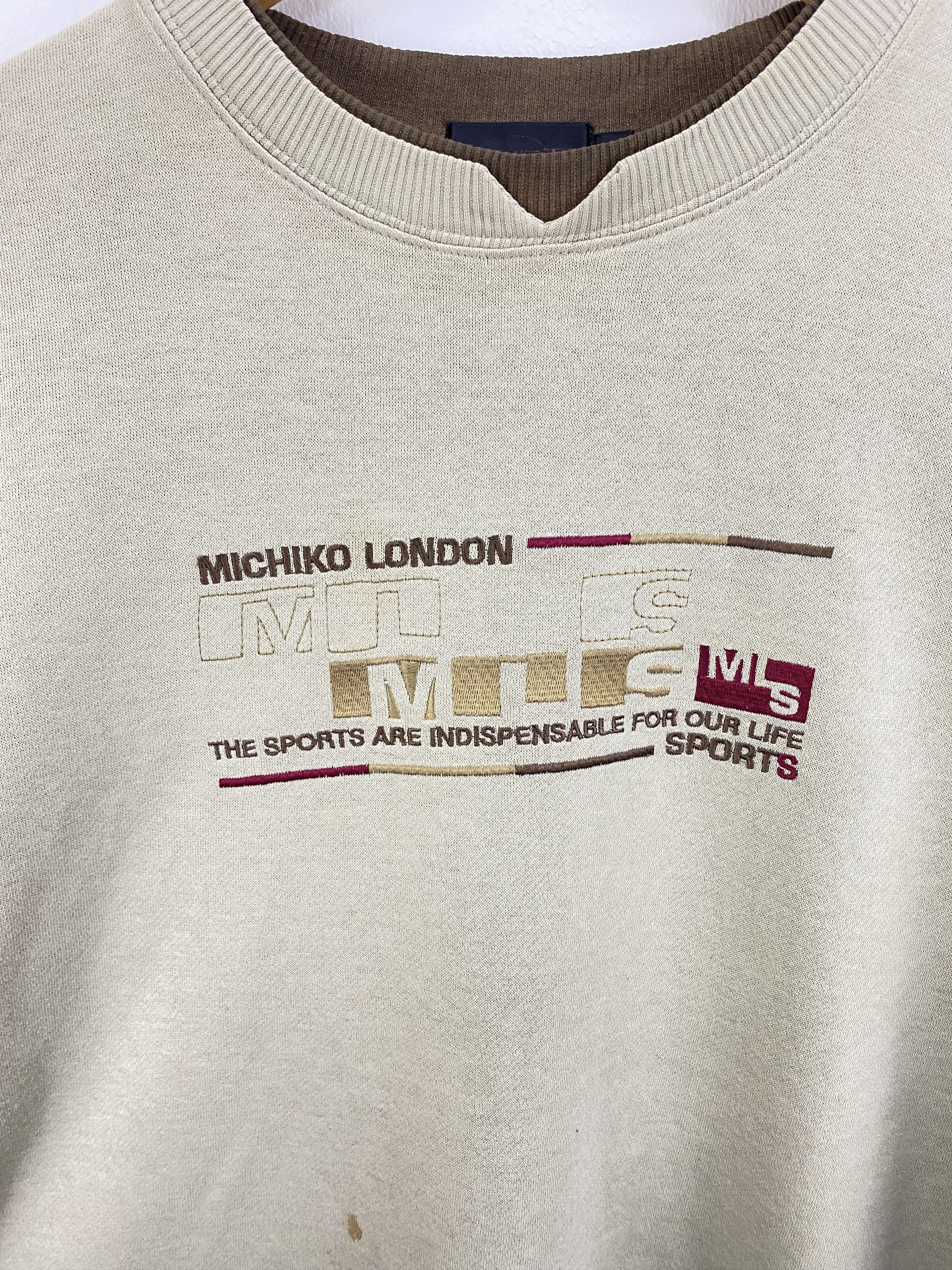 Japanese Brand × Michiko Koshino London × Vintage Vintage Sweatshirt Michiko London Japanese Fashion Sweater Size US L / EU 52-54 / 3 - 4 Thumbnail