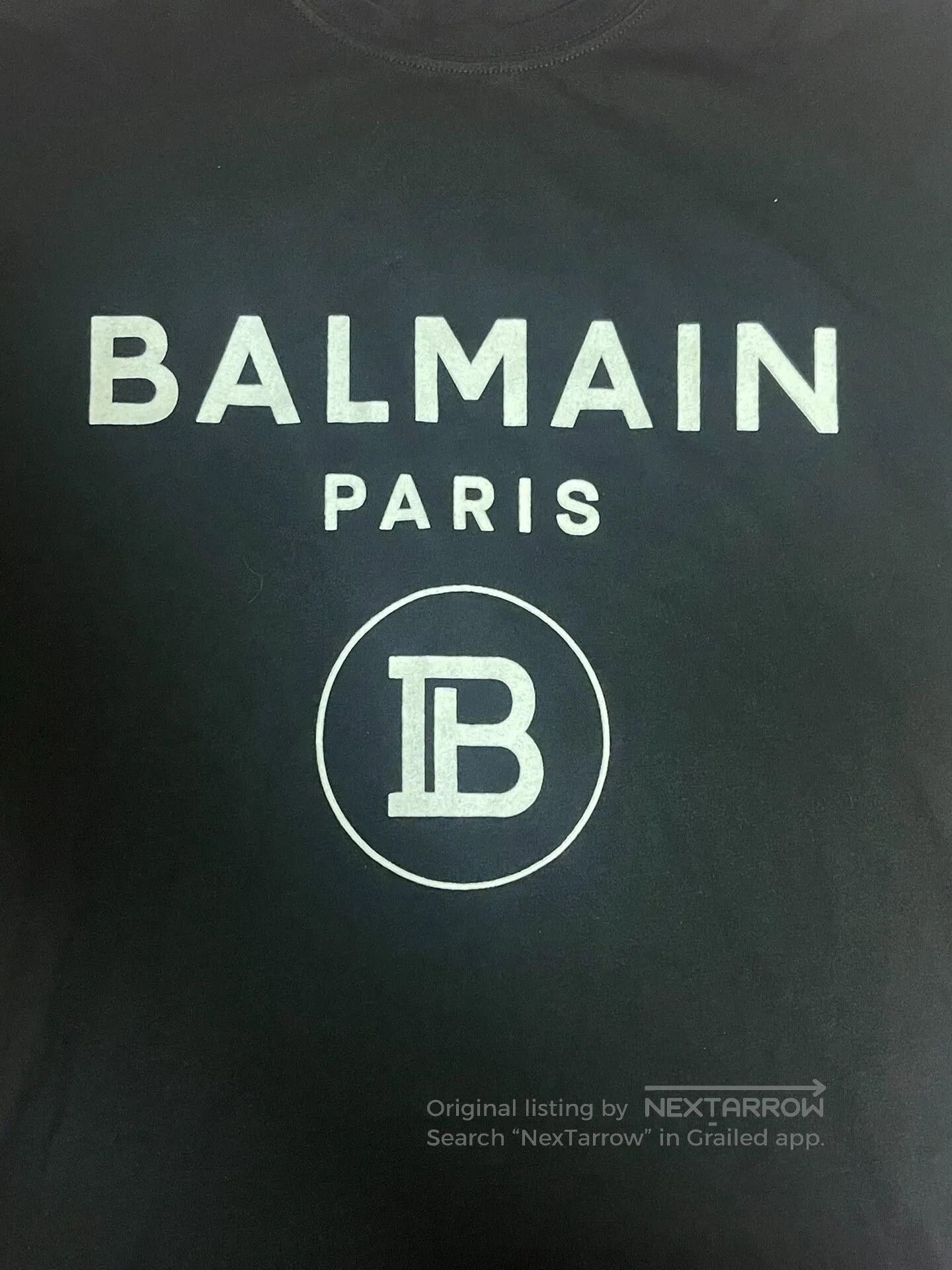 Balmain Balmain Men's Slim Fit Logo T-Shirt. Size US S / EU 44-46 / 1 - 2 Thumbnail