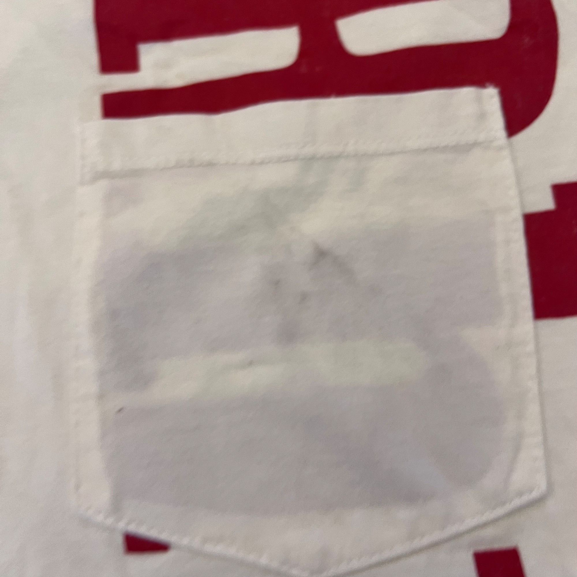 Rhude NEW RHUDE POCKET LOGO CREAM TEE SZ LARGE Size US L / EU 52-54 / 3 - 4 Thumbnail