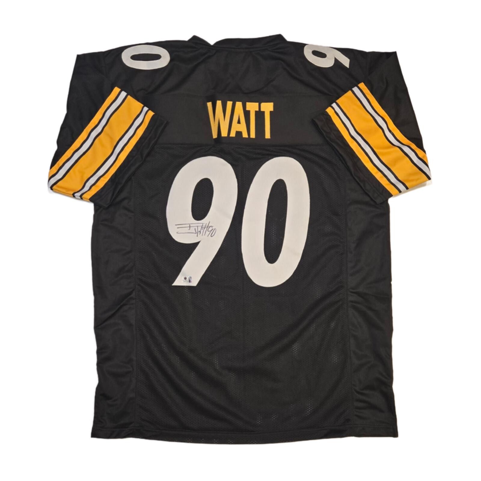 Other T.J. Watt Pittsburgh Steelers Signed Football Jersey coa Size ONE SIZE - 2 Thumbnail