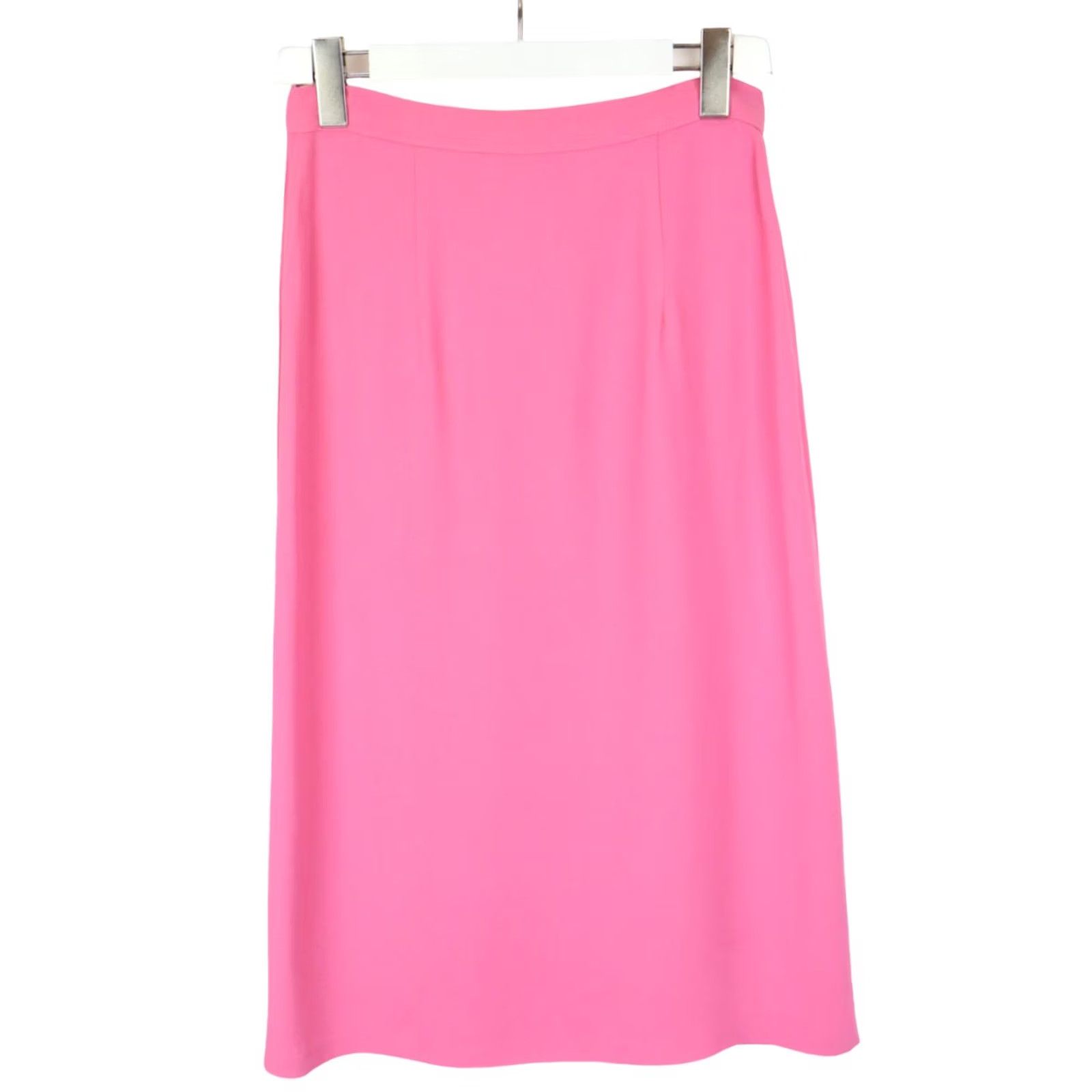 Pinko Chicca Lualdi Skirt Women Medium Pleated Wrap Snap Button Pink Midi Size 32" / US 10 / IT 46 - 2 Thumbnail