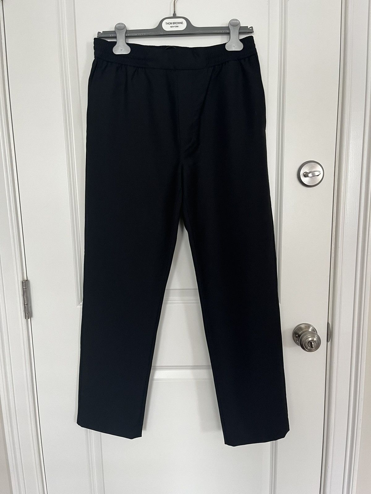Acne Studios Acne Studios Black Wool Trousers Size US 29 - 1 Thumbnail