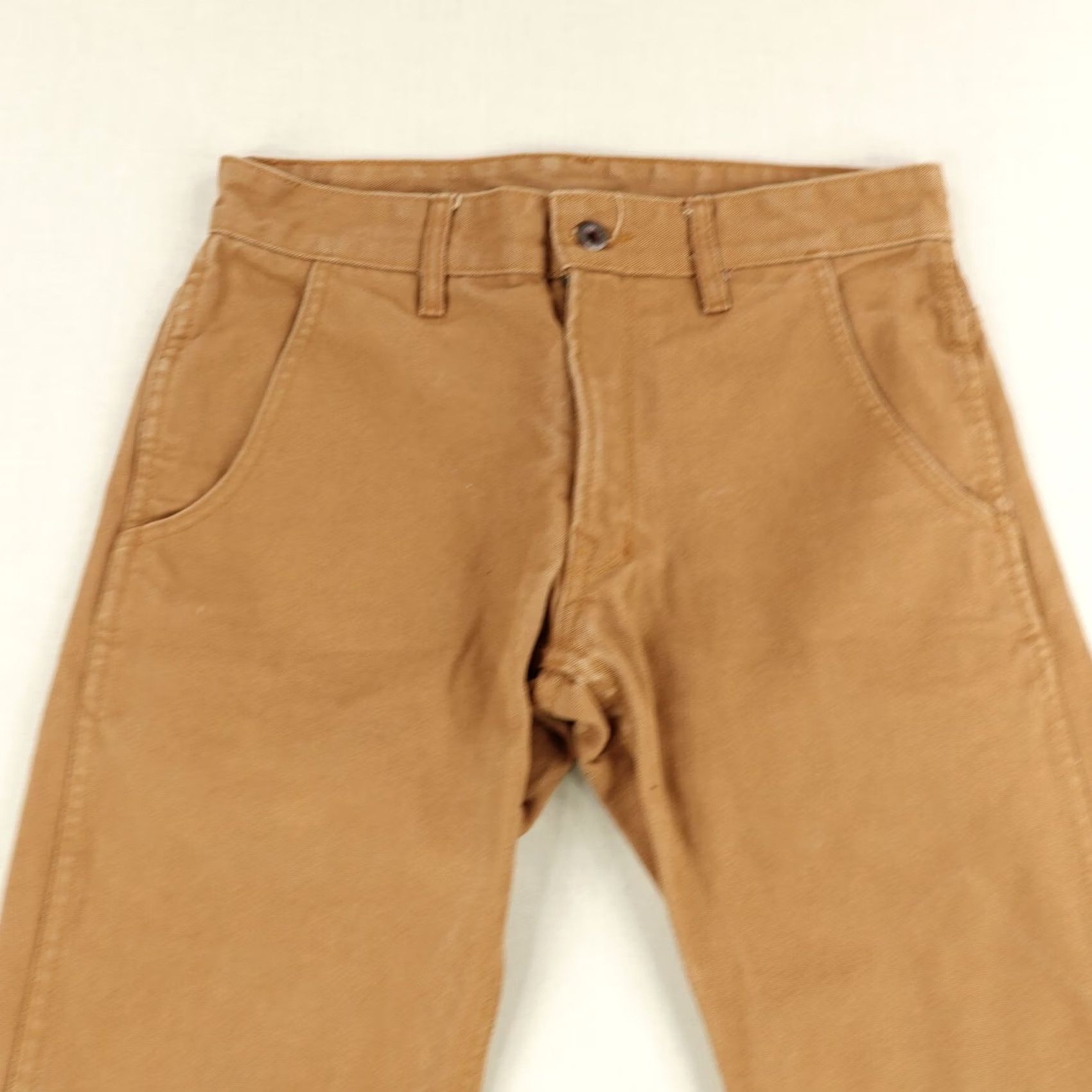Railcar Finegoods Pants Mens 29 Brown Duck Canvas Flight Trousers Monrovia Usa, Men's (Size 30) — image 2 of 6