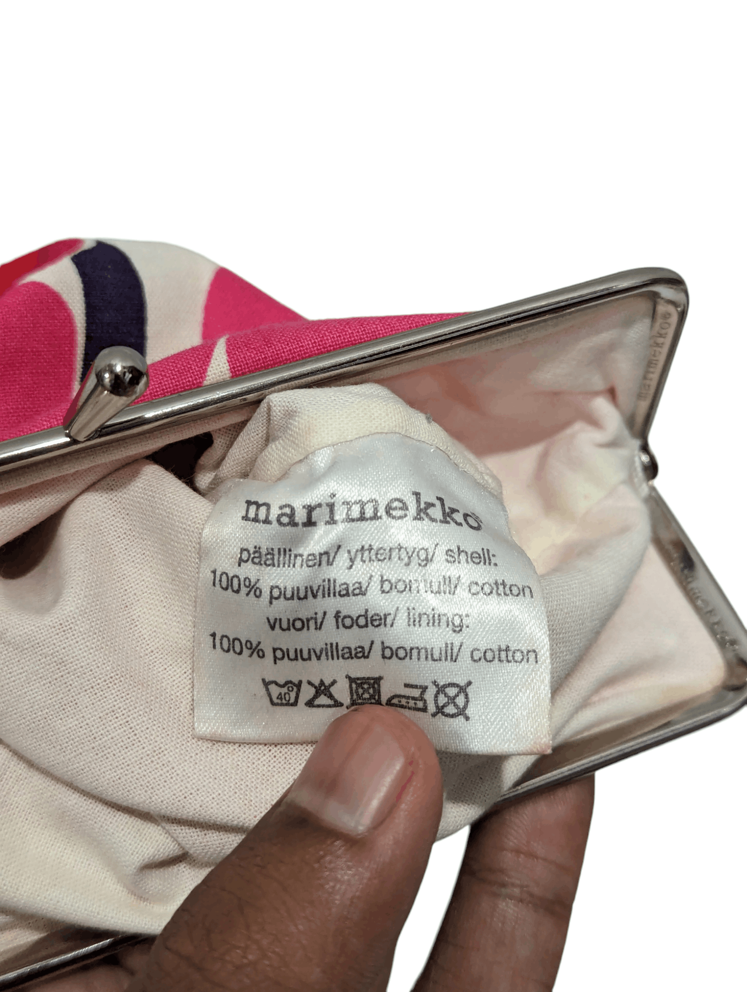 Marimekko MARIMEKKO MINI CLIP PURSE Size ONE SIZE - 6 Thumbnail